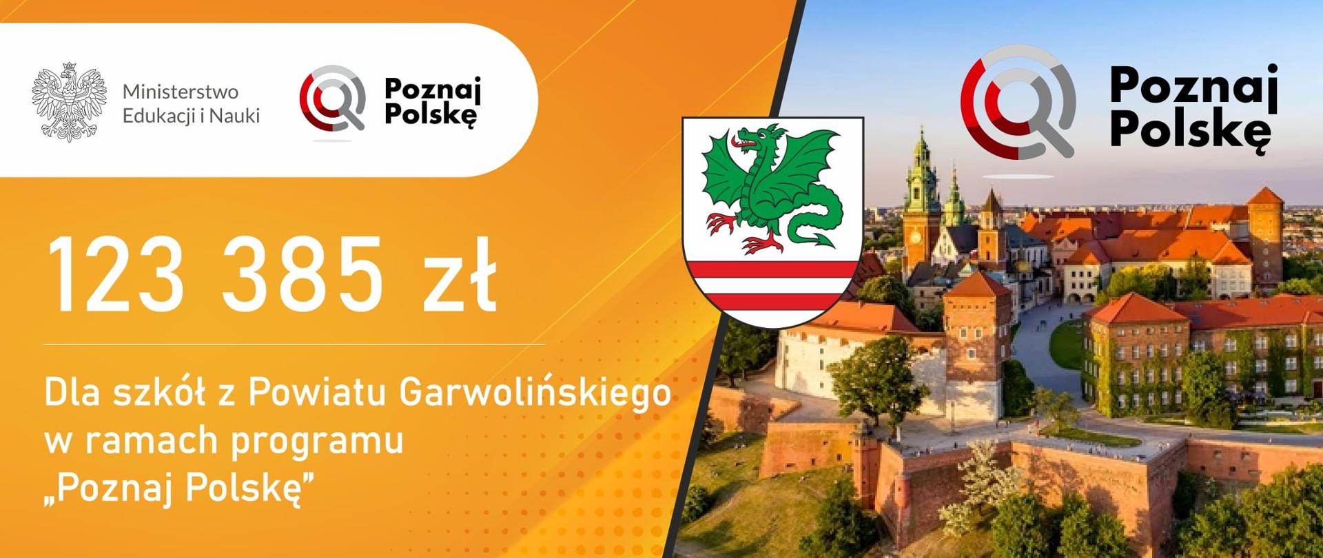 Poznaj Polskę - informacja dotycząca otrzymanego dofinansowania 