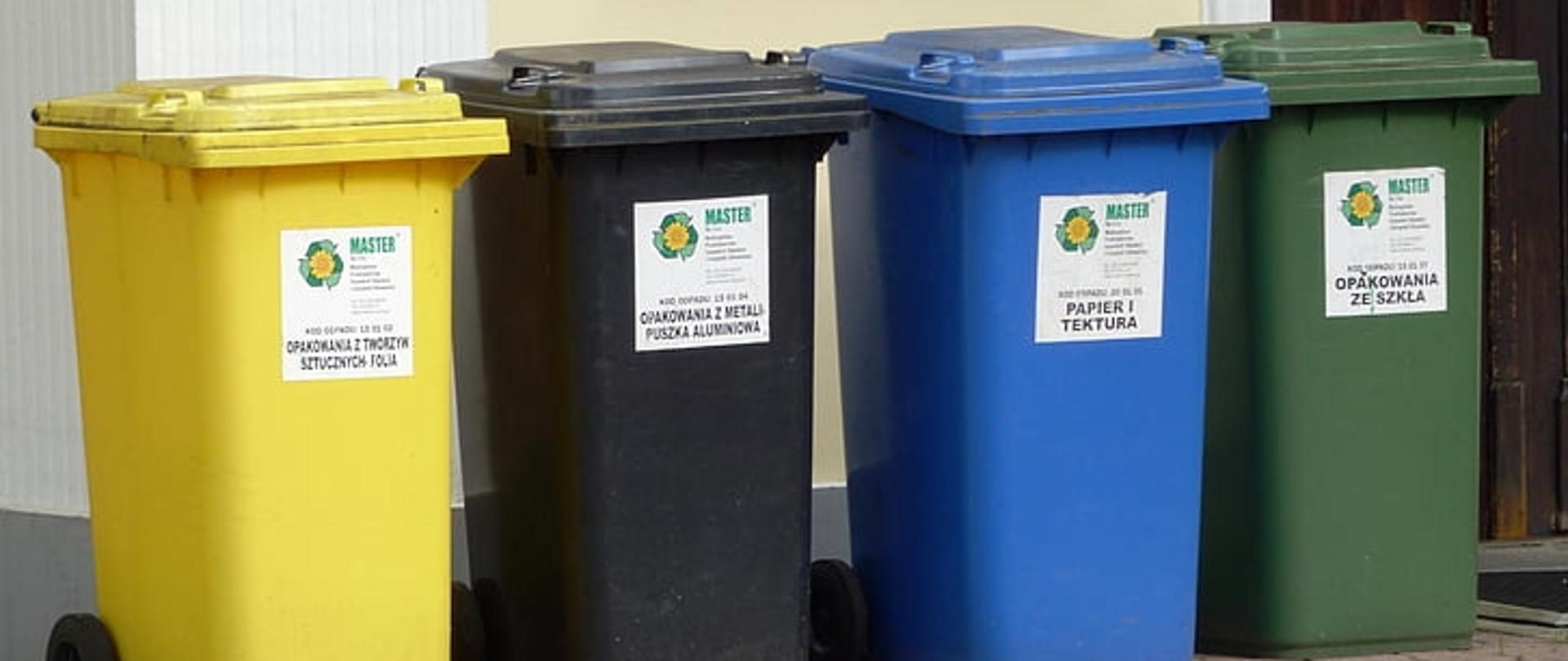 Kosze na śmieci do selektywnej zbiórki odpadów komunalnych