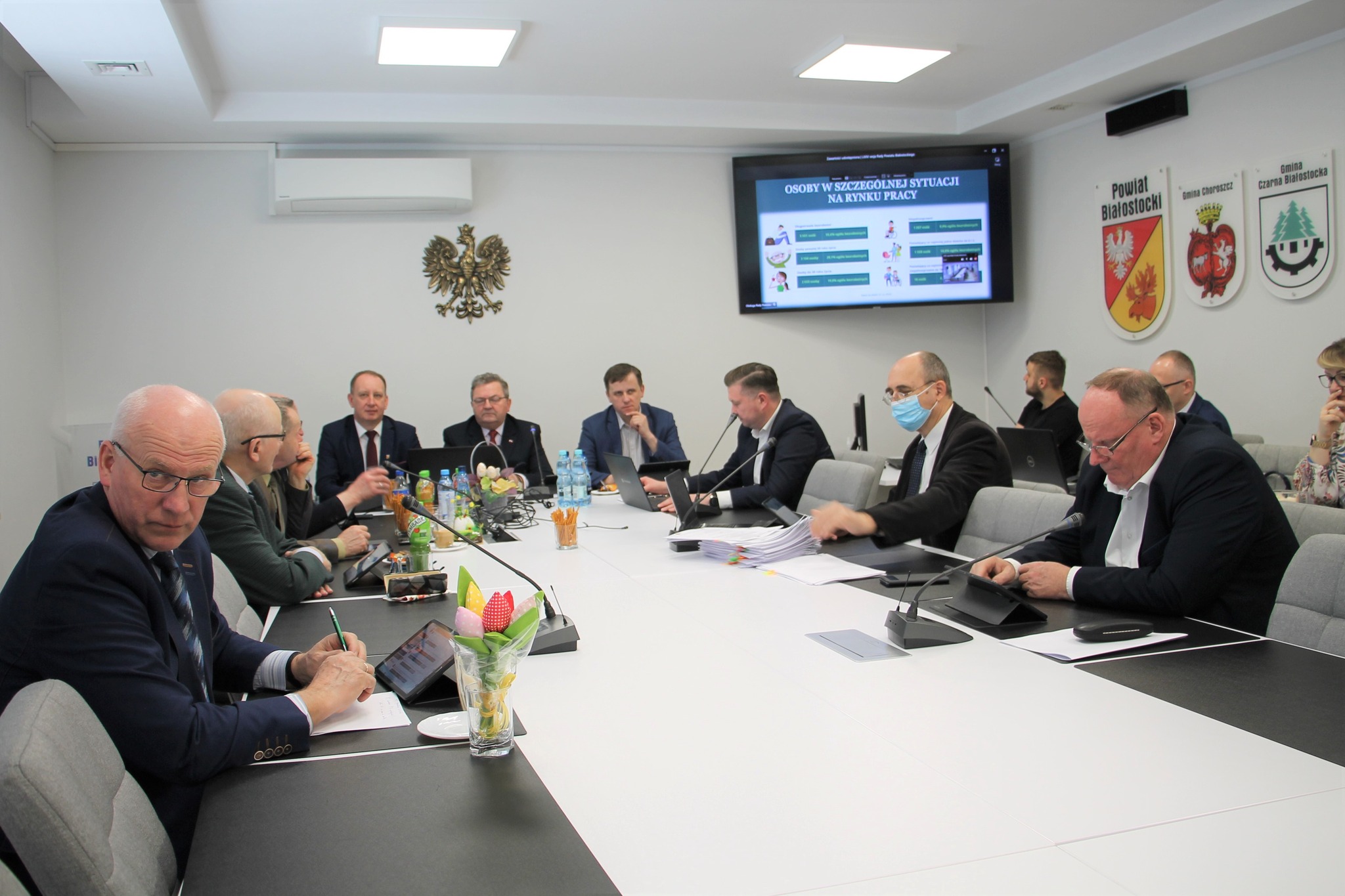 Sesja Rady Powiatu Białostockiego
