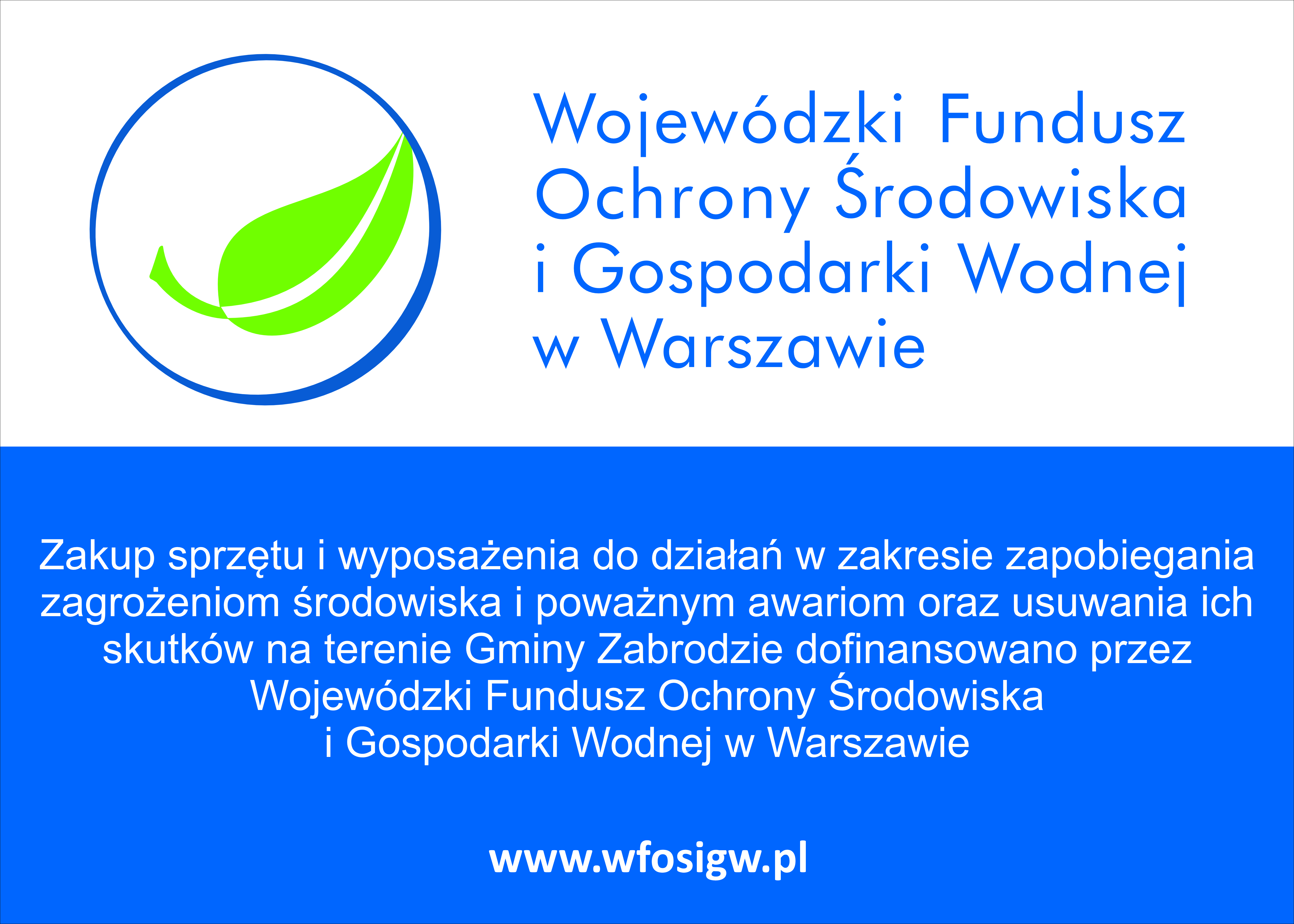 Wojewódzki Fundusz Ochrony Środowiska i Gospodarki Wodnej w Warszawie