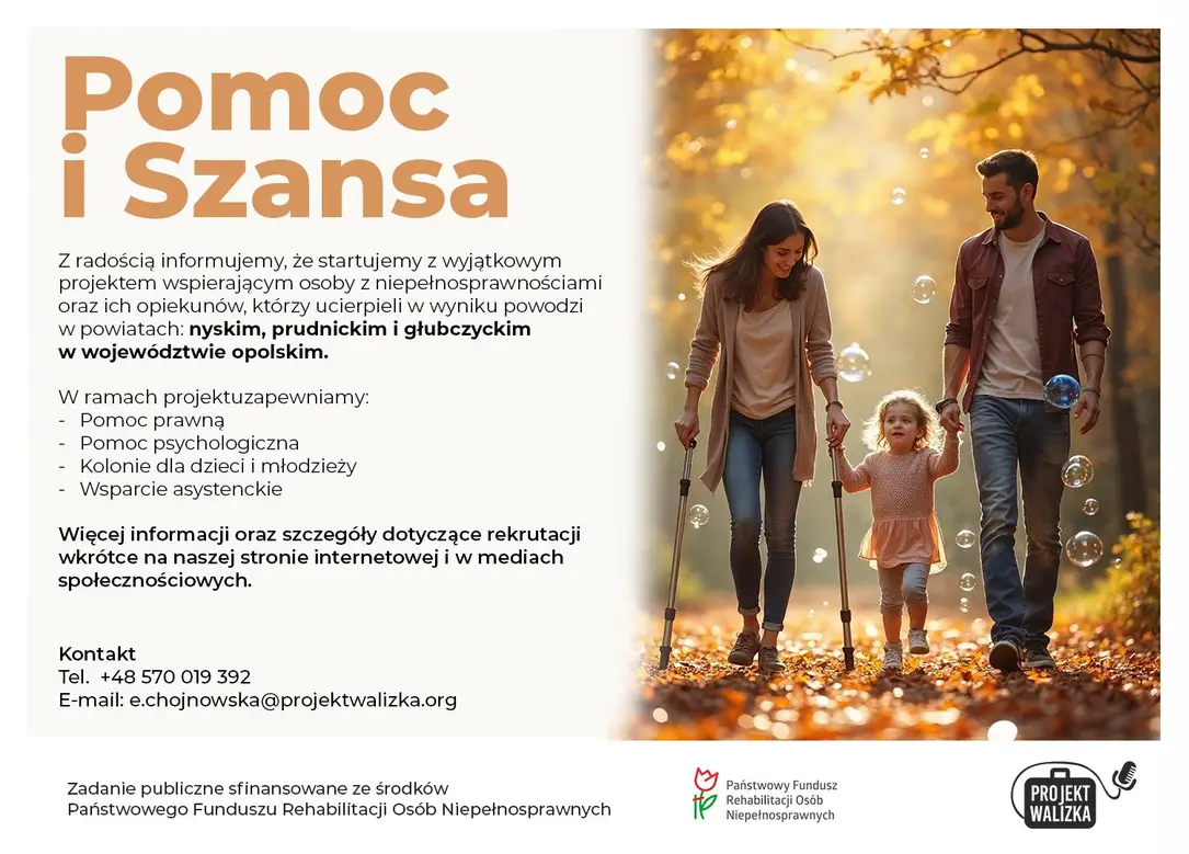 Plakat Pomoc i Szansa