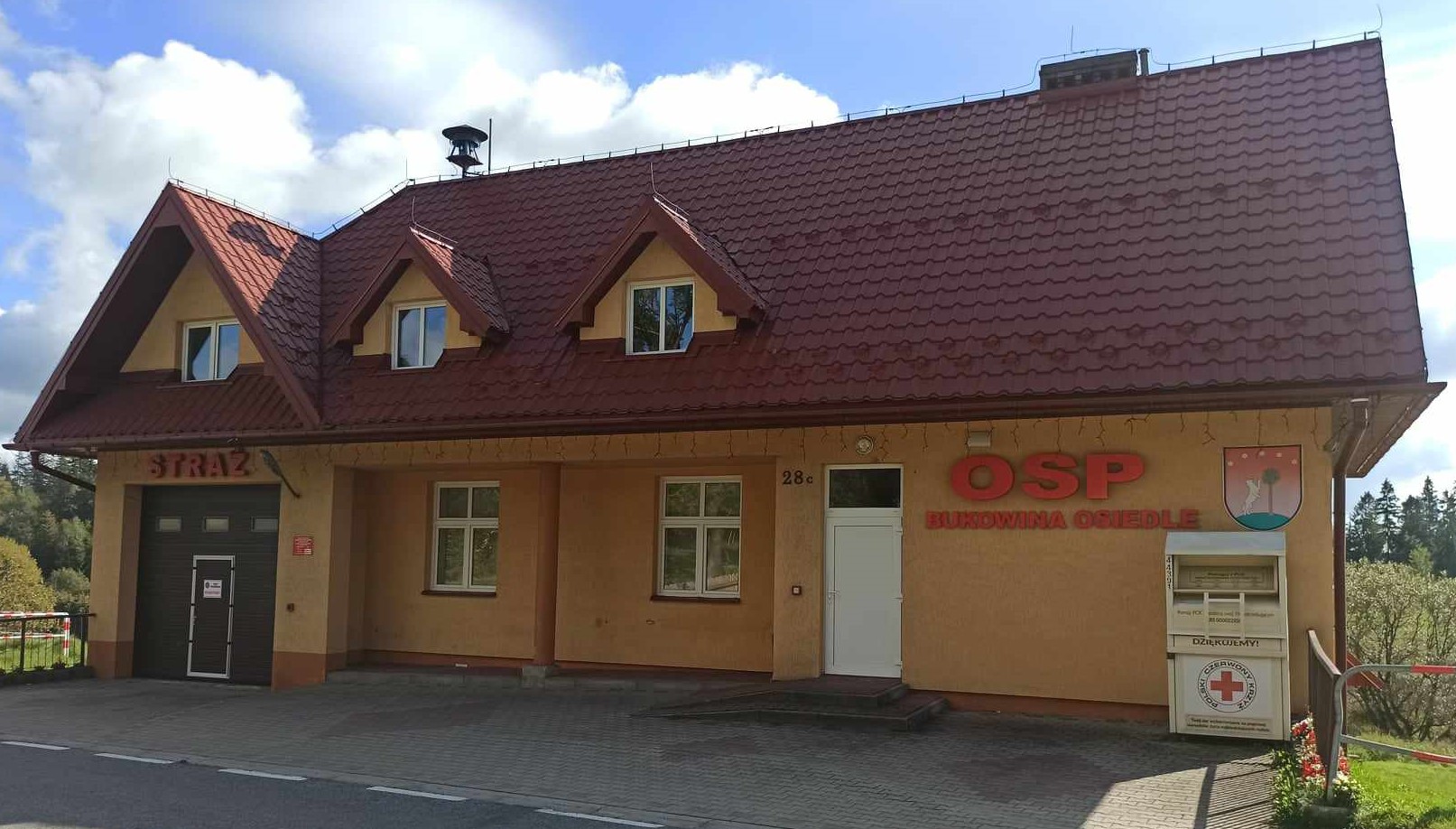 Budynek Ochotniczej Straży Pożarnej w Bukowinie Osiedla.