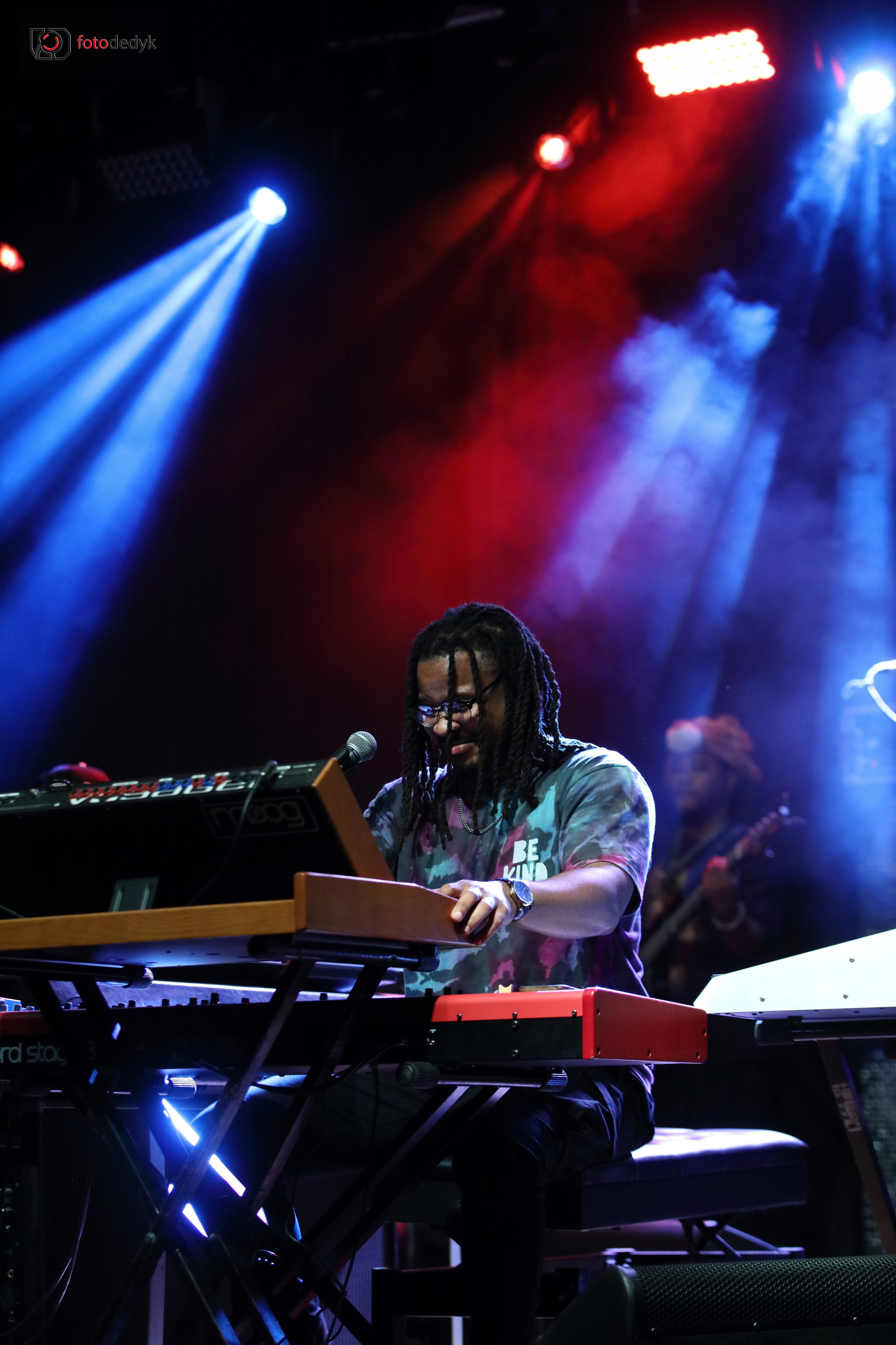 Gwiazdą tegorocznego Jazzobrania była amerykańska grupa Ghost Note – na zdjęciu Dominique Xavier Taplin, klawisze