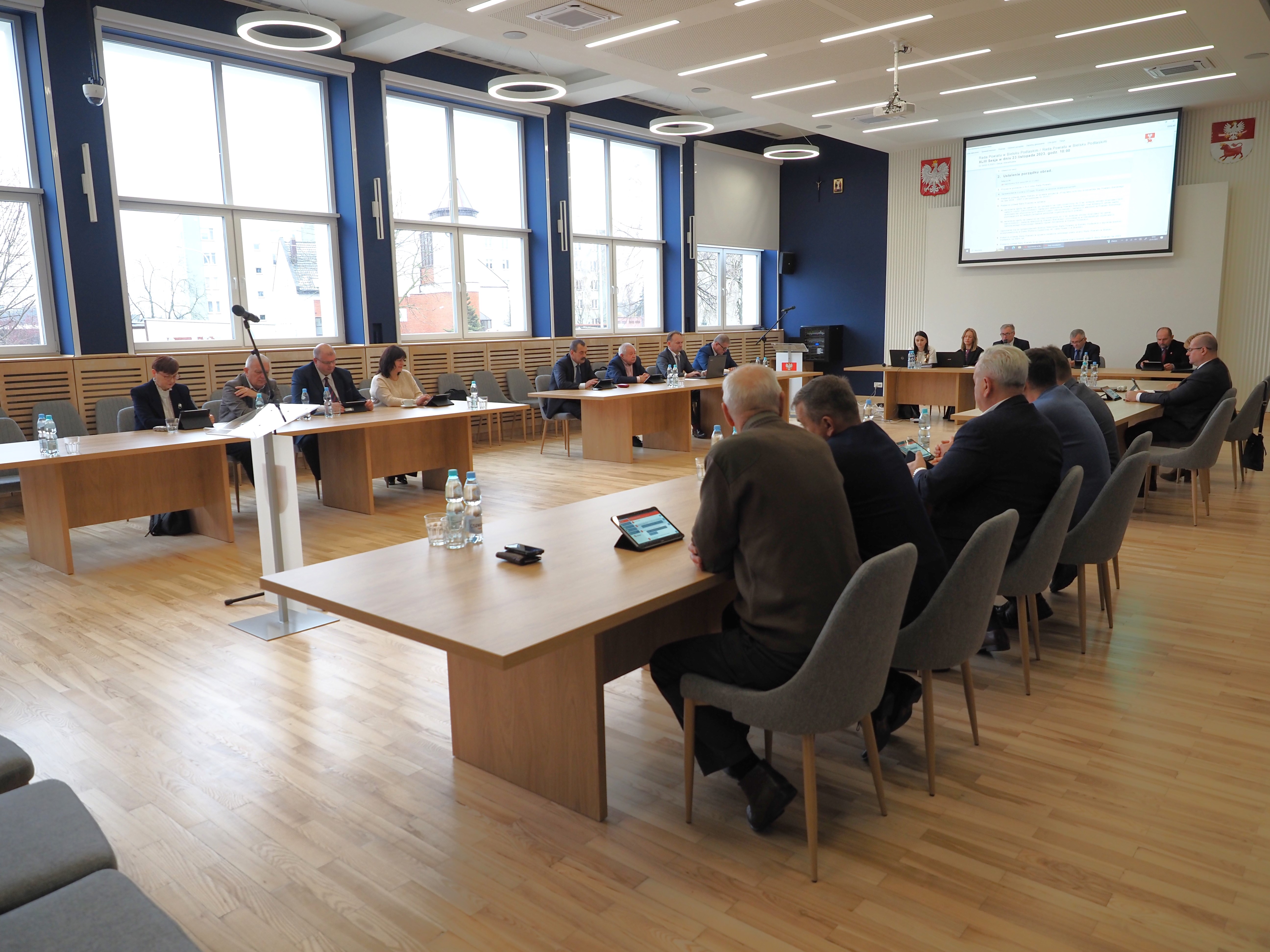 Obrady 43. sesji Rady Powiatu w Bielsku Podlaskim
