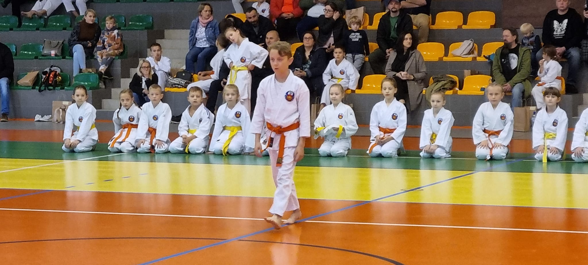 Uczestnicy turnieju Karate