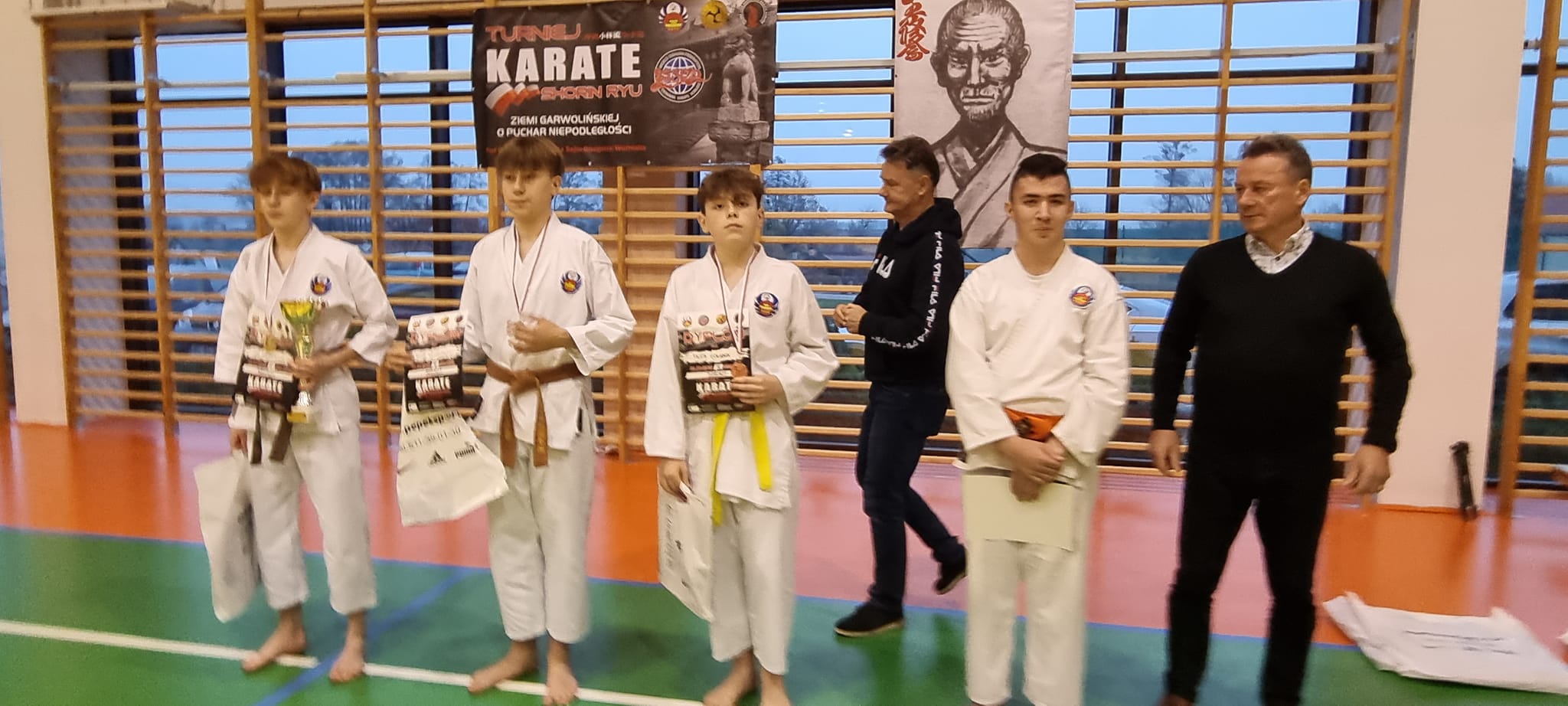 Nagrodzeni w turnieju Karate 