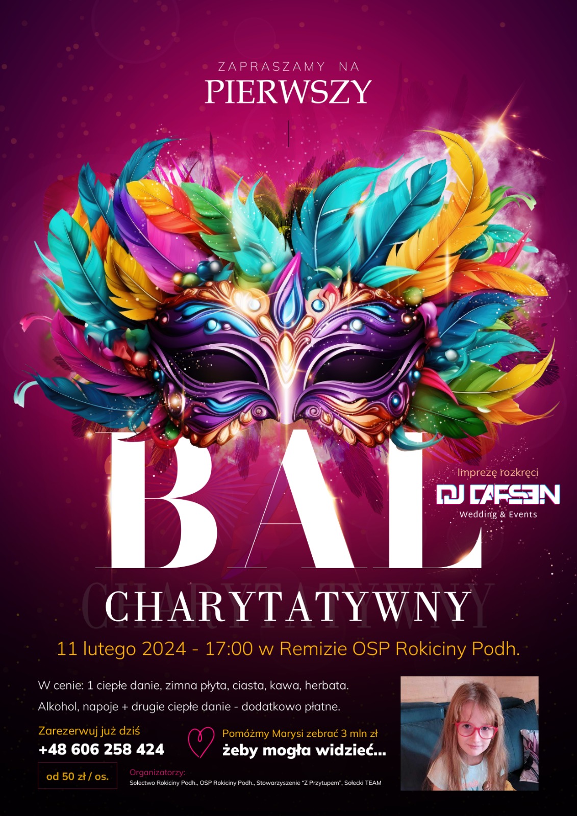 Pierwszy Bal Charytatywny w Rokicinach Podhalańskich