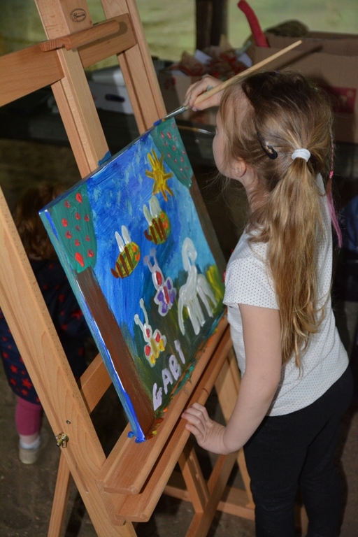 Dzień Dziecka 2021 - malowanie obrazów