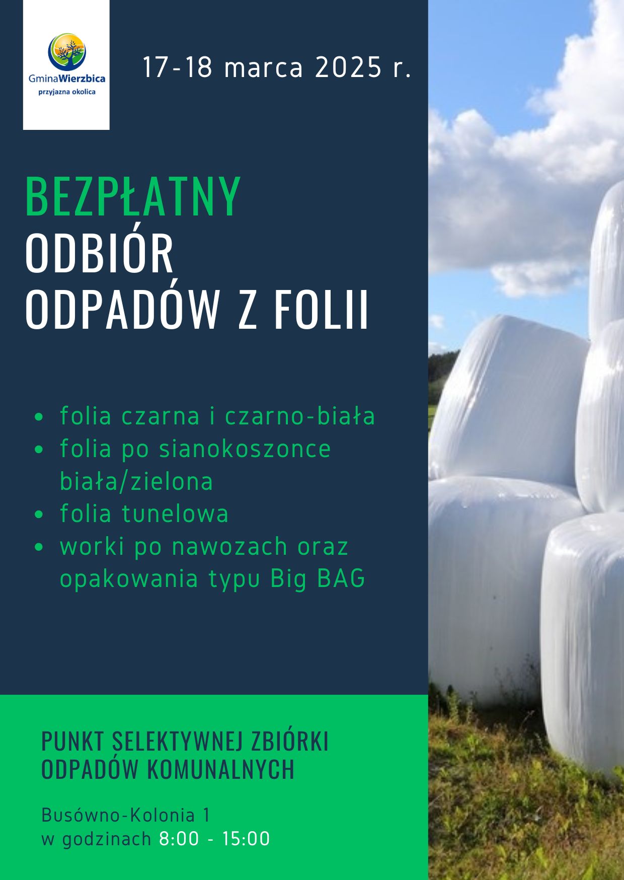odbiór folii