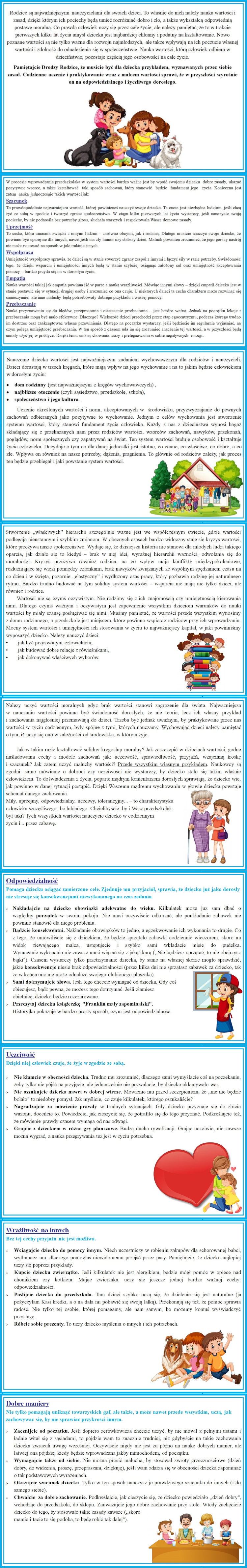 Dziecko w świecie wartości