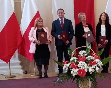 Zbigniew Głowacki podczas uroczystości wręczania Nagrody Ministra Edukacji Narodowej