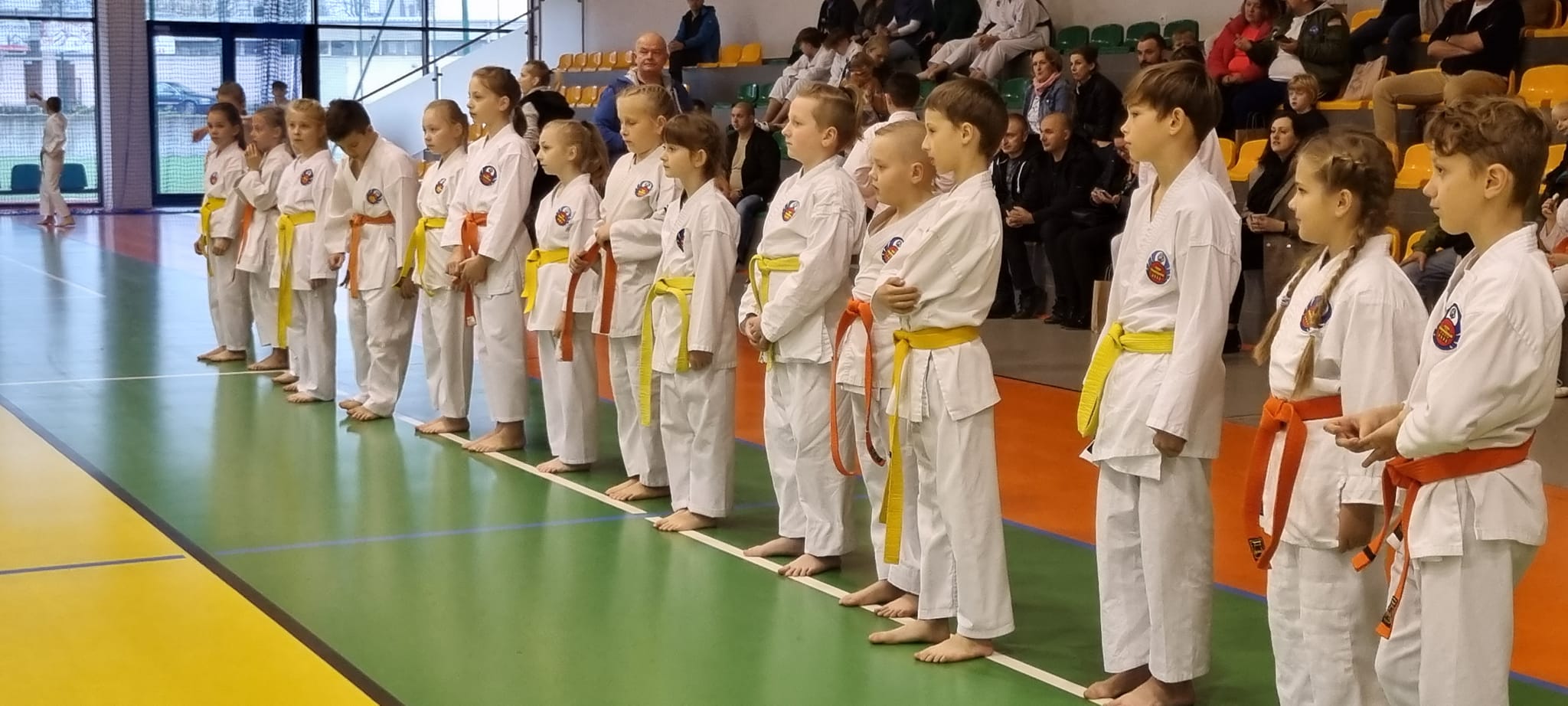 Uczestnicy turnieju Karate