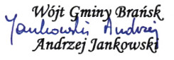 Podpis Wójt Andrzej Jankowski