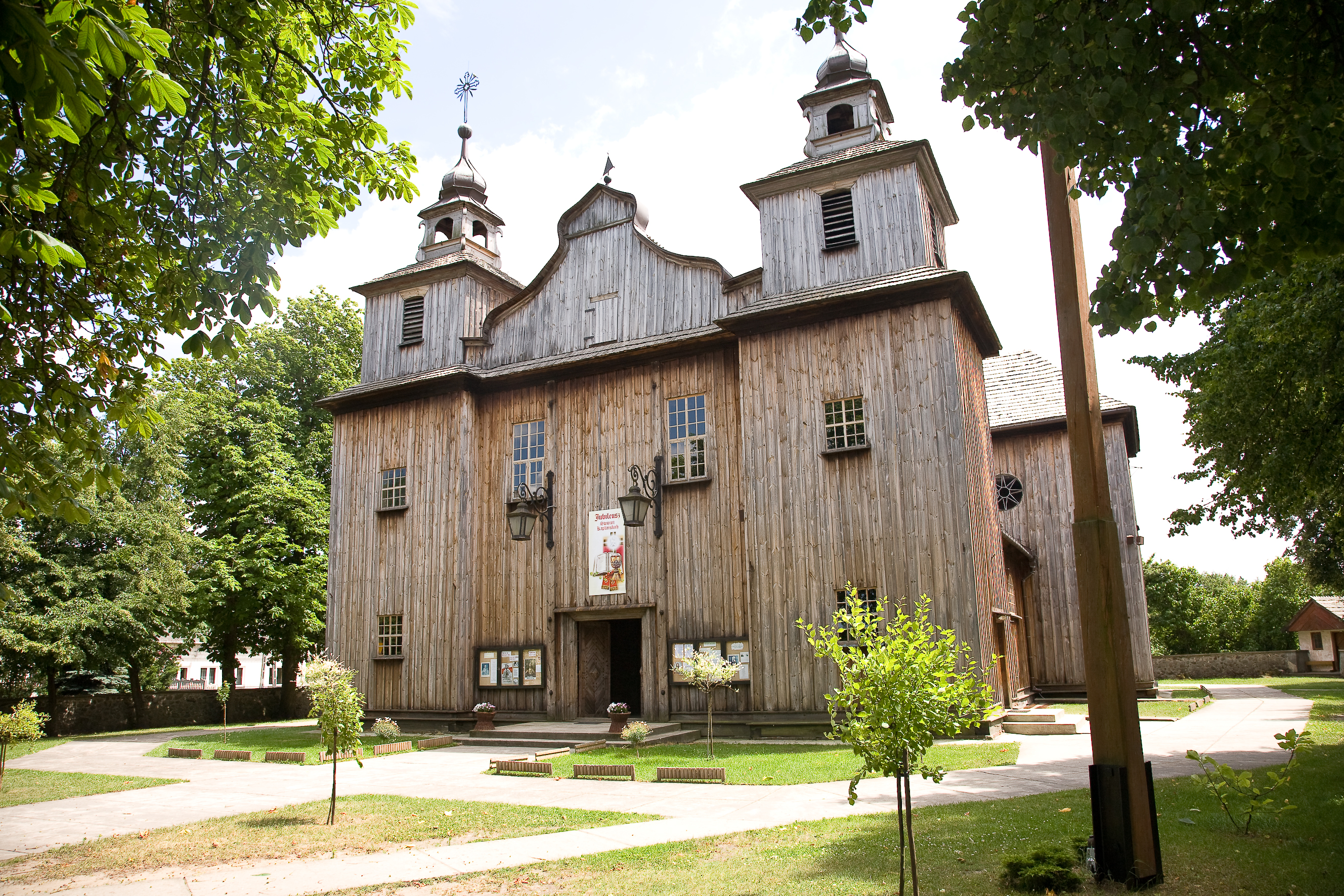Kościół drewniany z 1776 roku w Mariańskim Porzeczu. Parafia p.w. NMP Bolesnej - Goźlin.