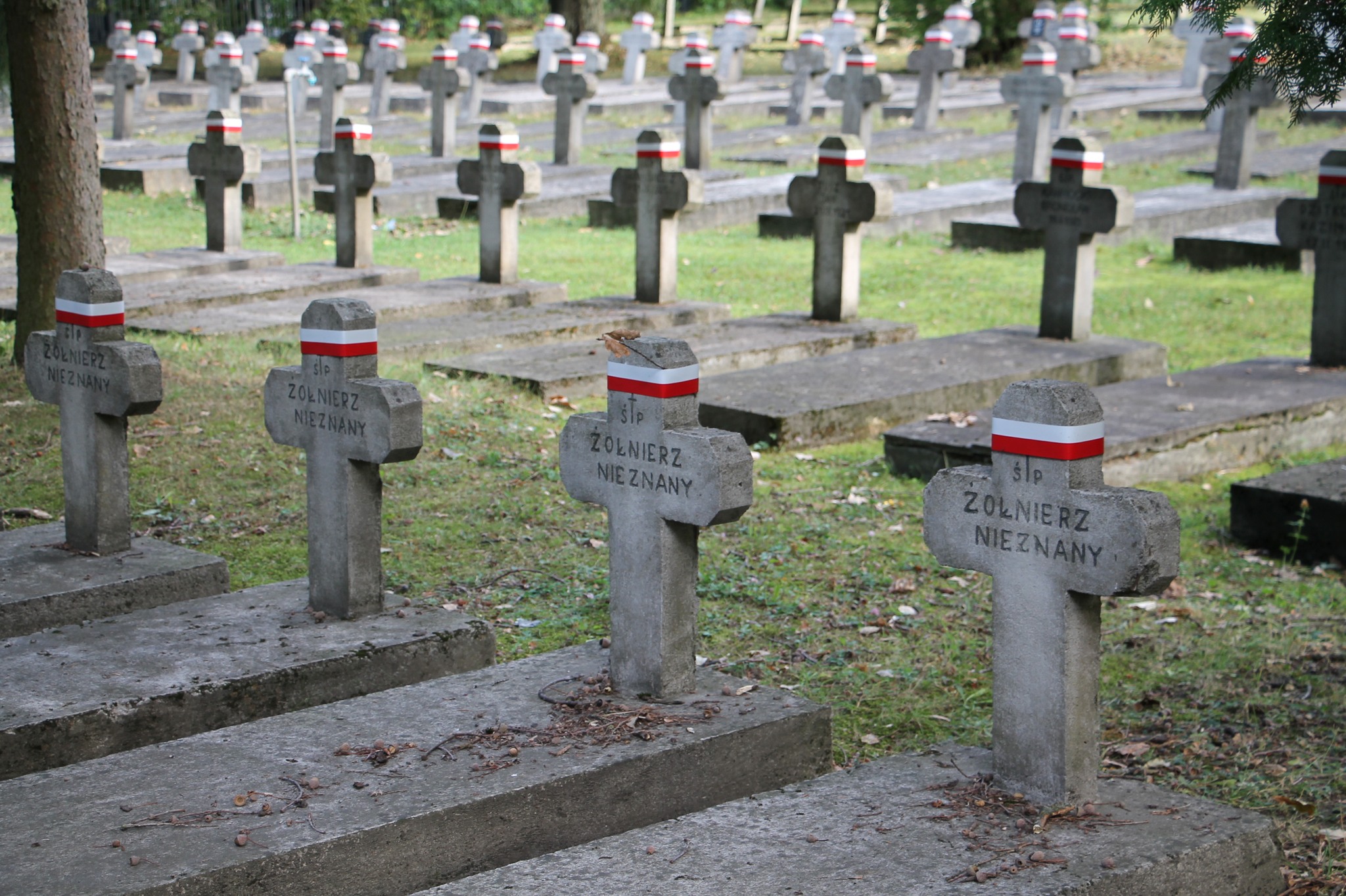 Cmentarz wojskowy - groby nieznanych żołnierzy
