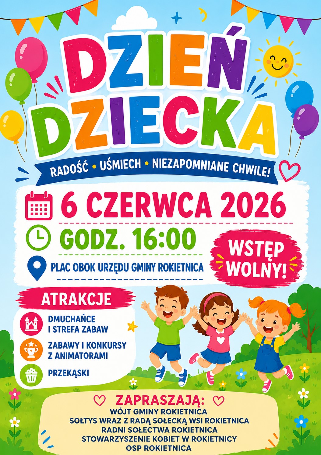 Zaproszenie na Dzień Dziecka