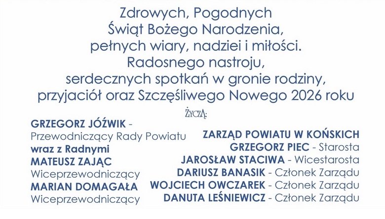 Życzenia Bożonarodzeniowe