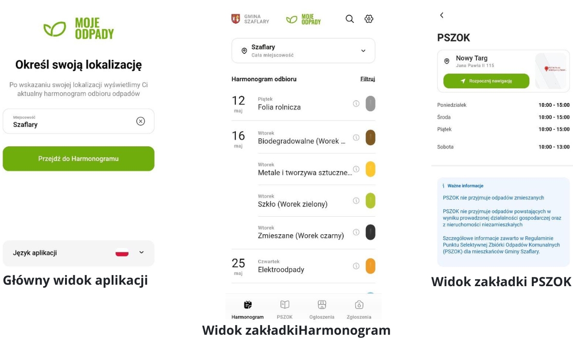 Aplikacja Moje Odpady