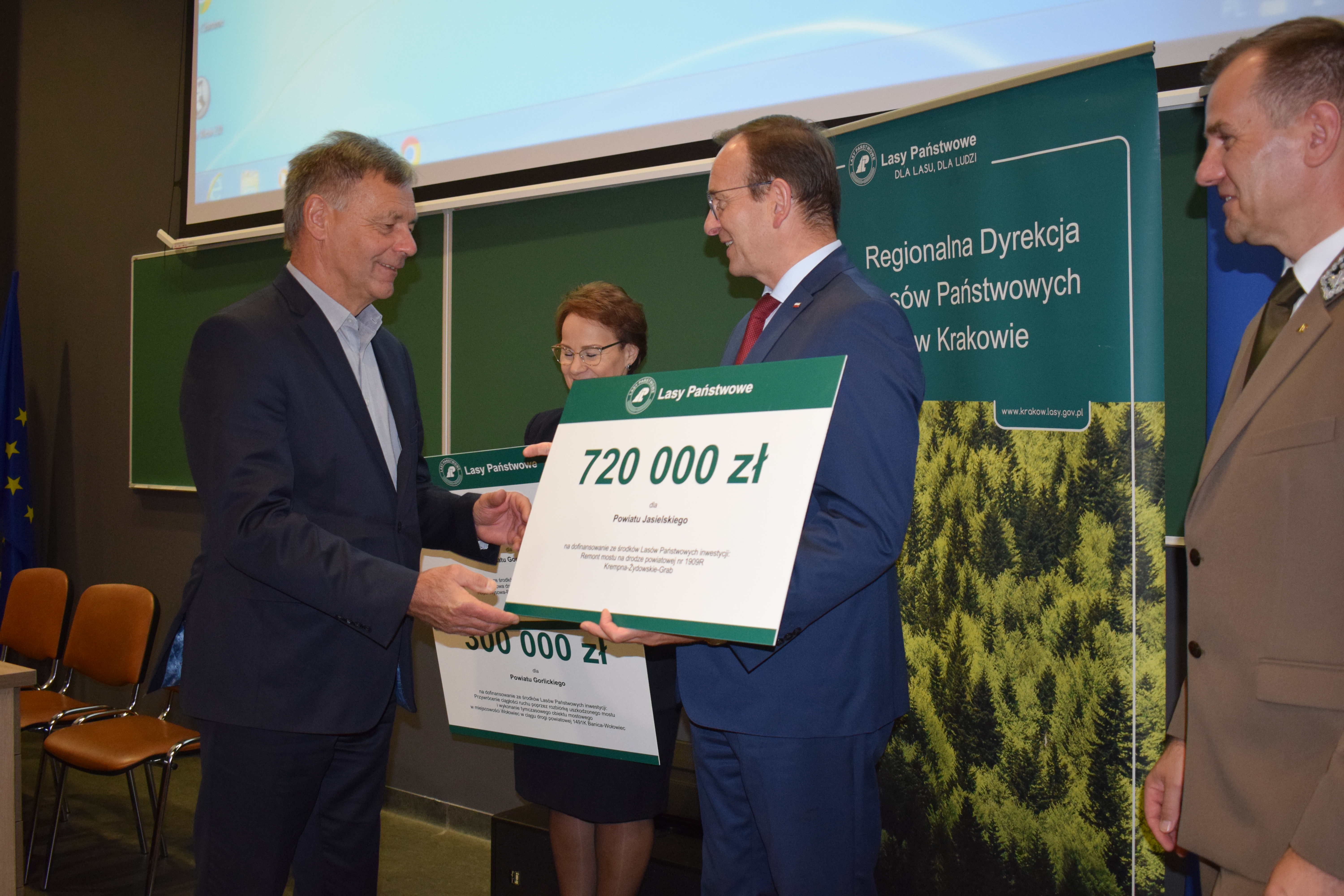 Powiat Jasielski otrzymał promesę w wysokości 720 000,00 zł.