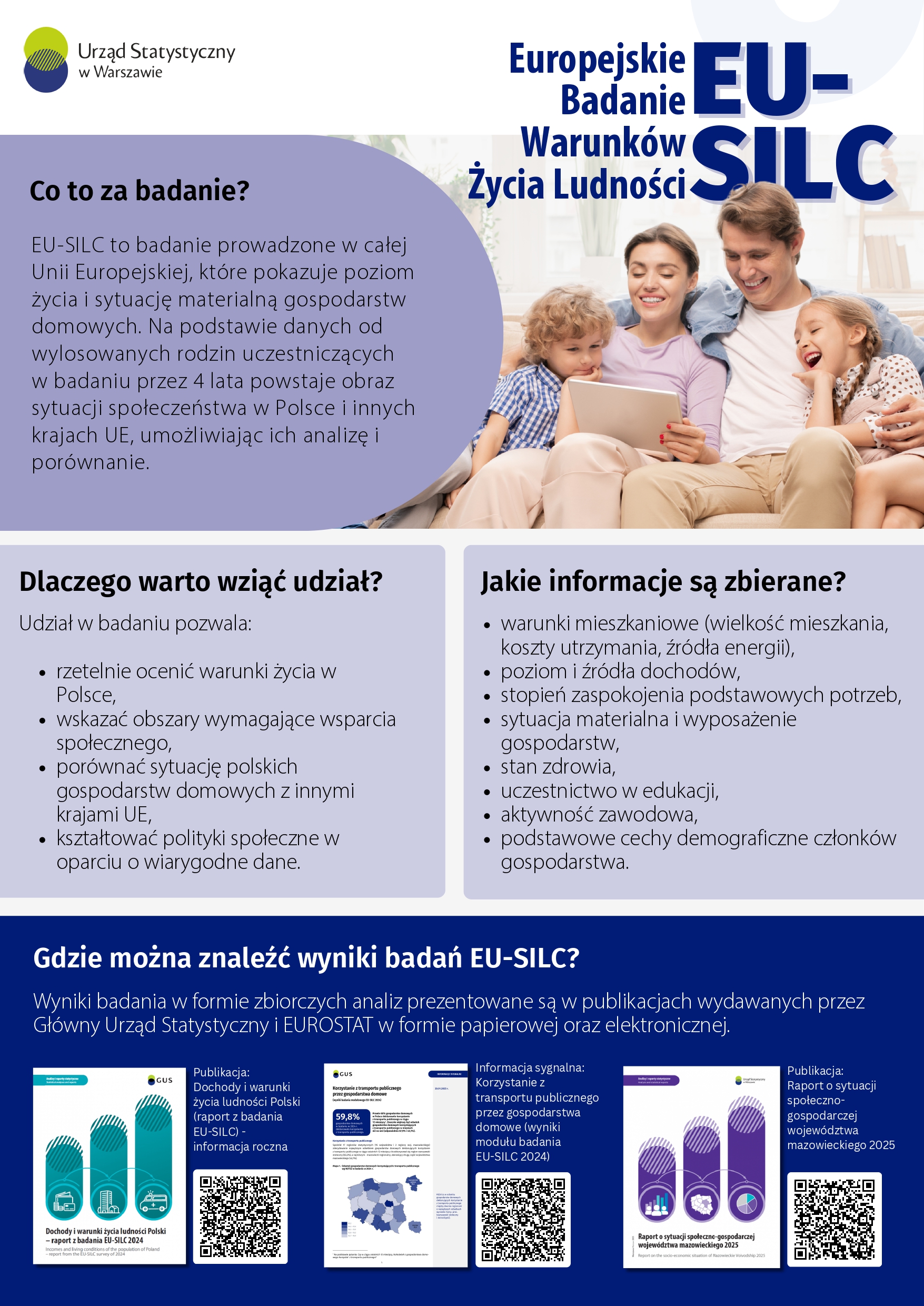Informacje na temat Europejskiego Badania Warunków Życia Ludności 