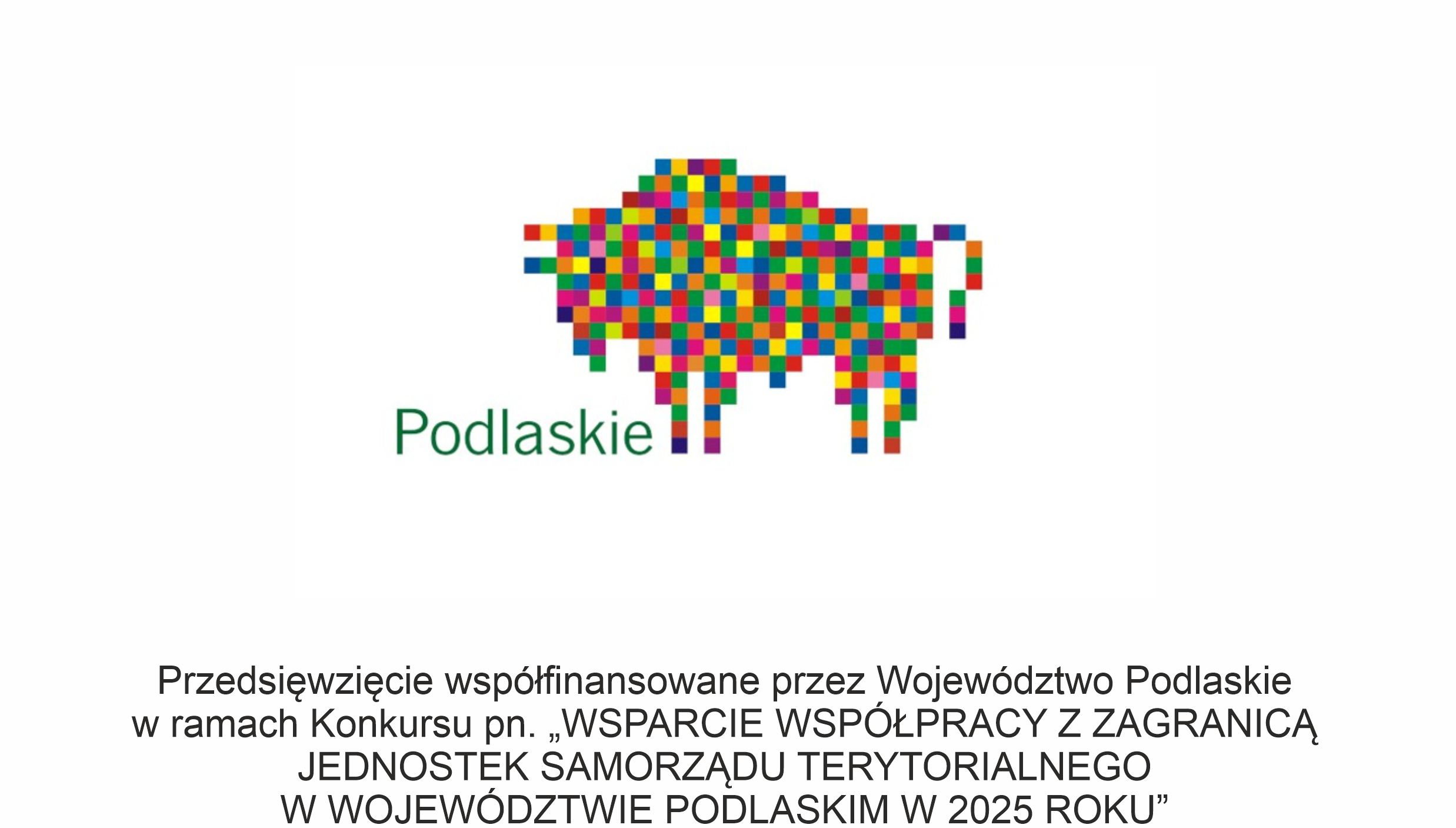 logotyp informujący o dofinansowaniu z podlaskiego urzędu wojewódzkiego