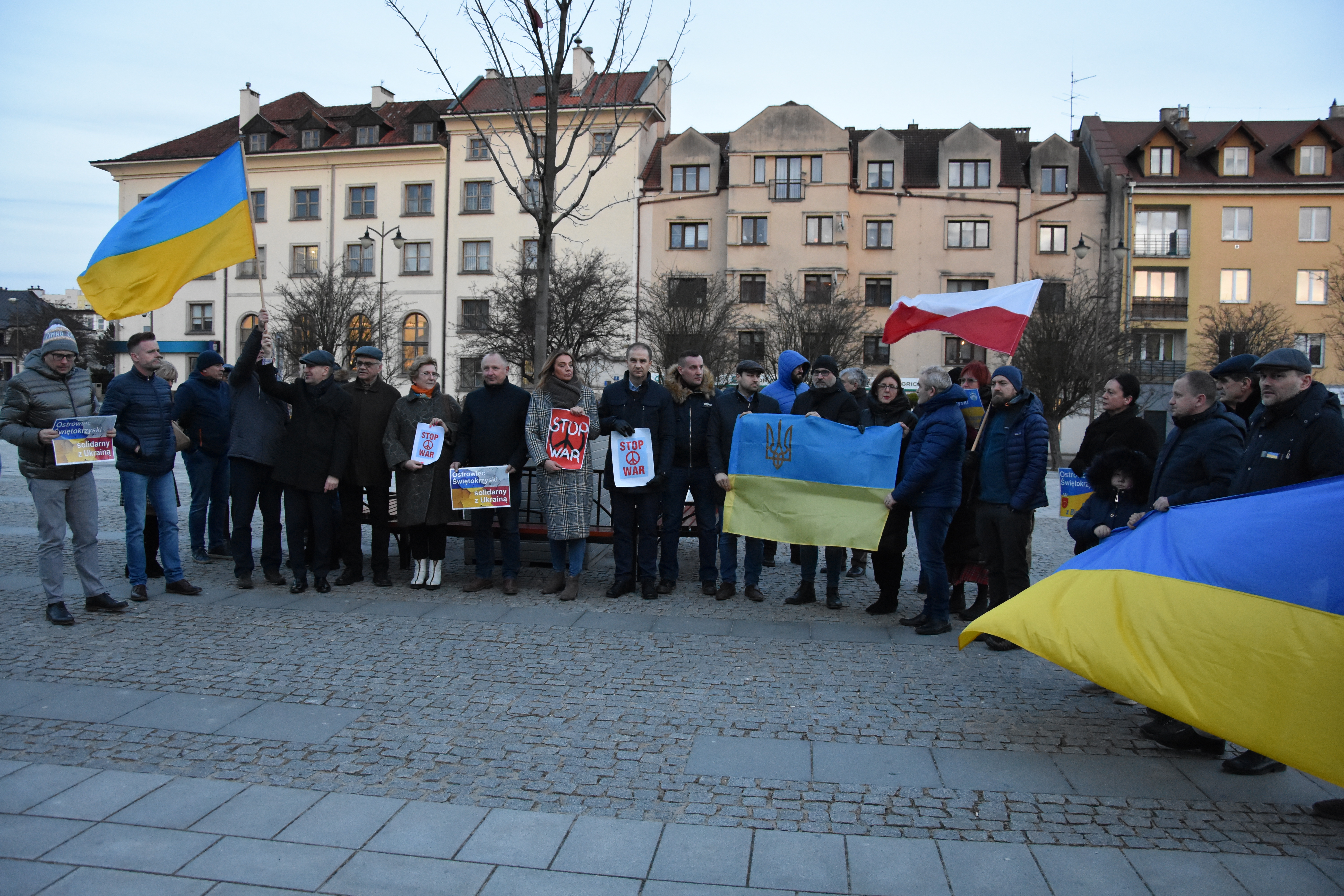 W geście solidarności z Ukrainą