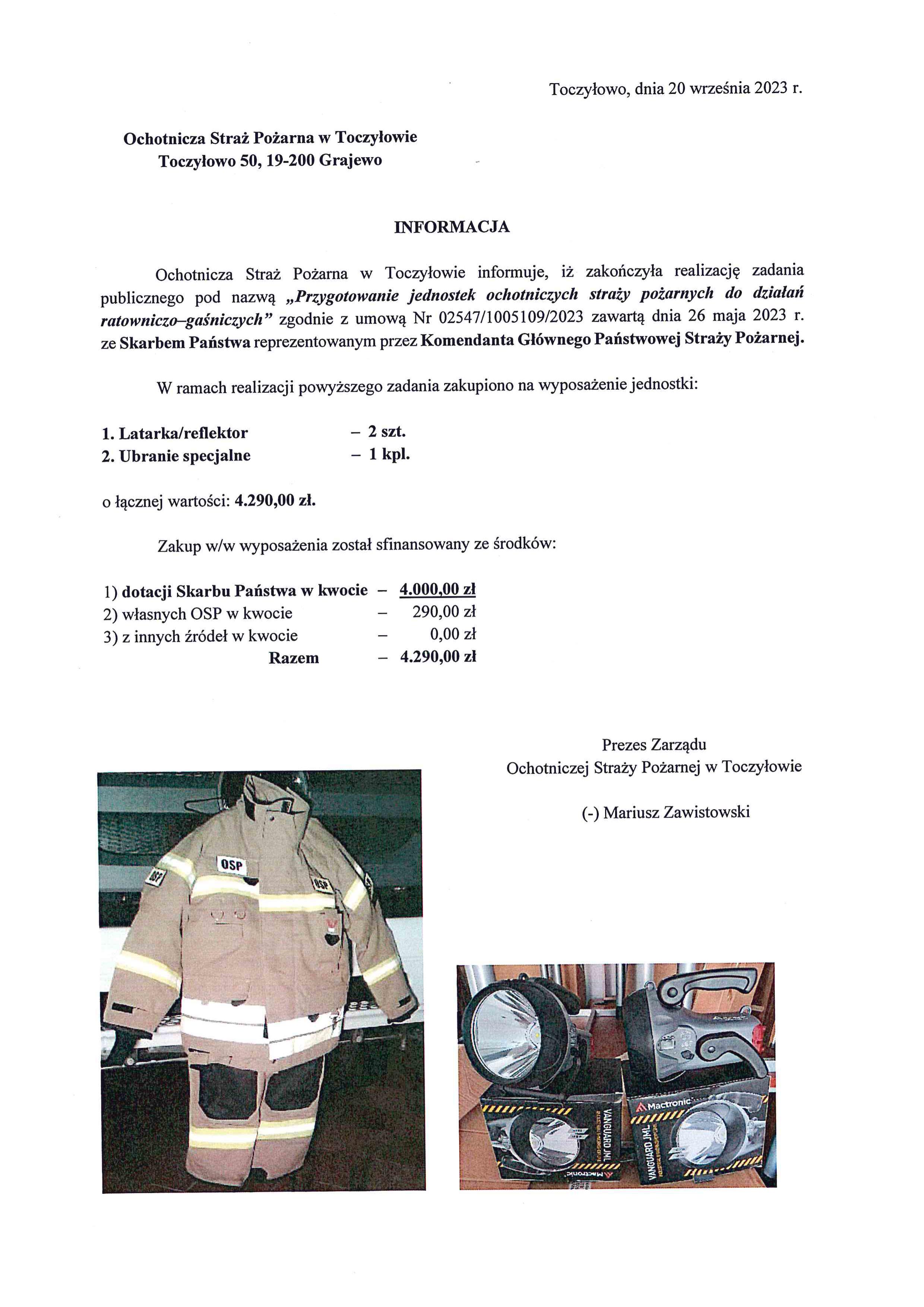 OSP Toczyłowo