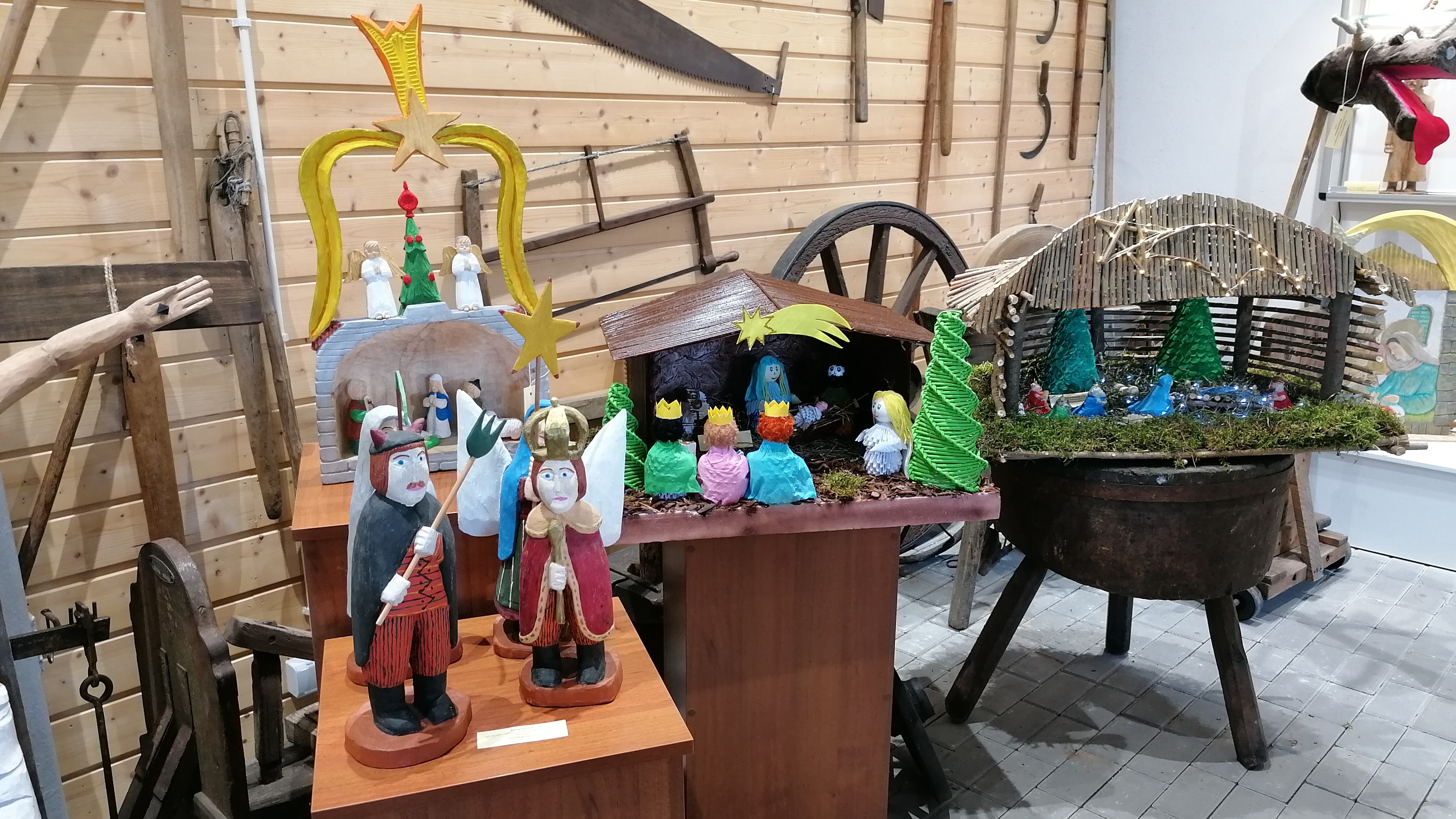 Wystawa pokonkursowa XXXI Konkursu Plastyki Obrzędowej w Rudnikach – szopki bożonarodzeniowe

