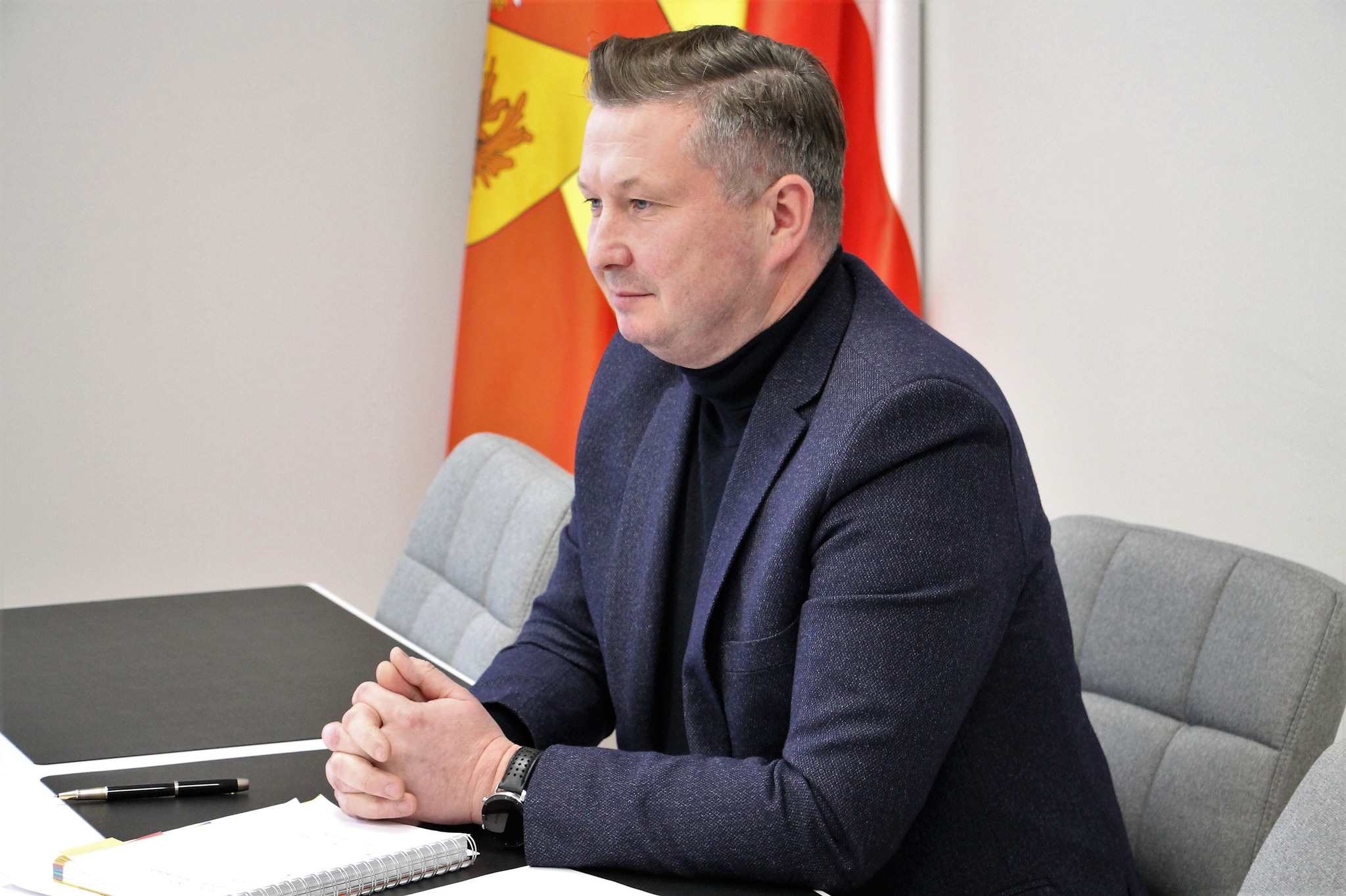 Posiedzenie Zarządu Powiatu Białostockiego - starosta
