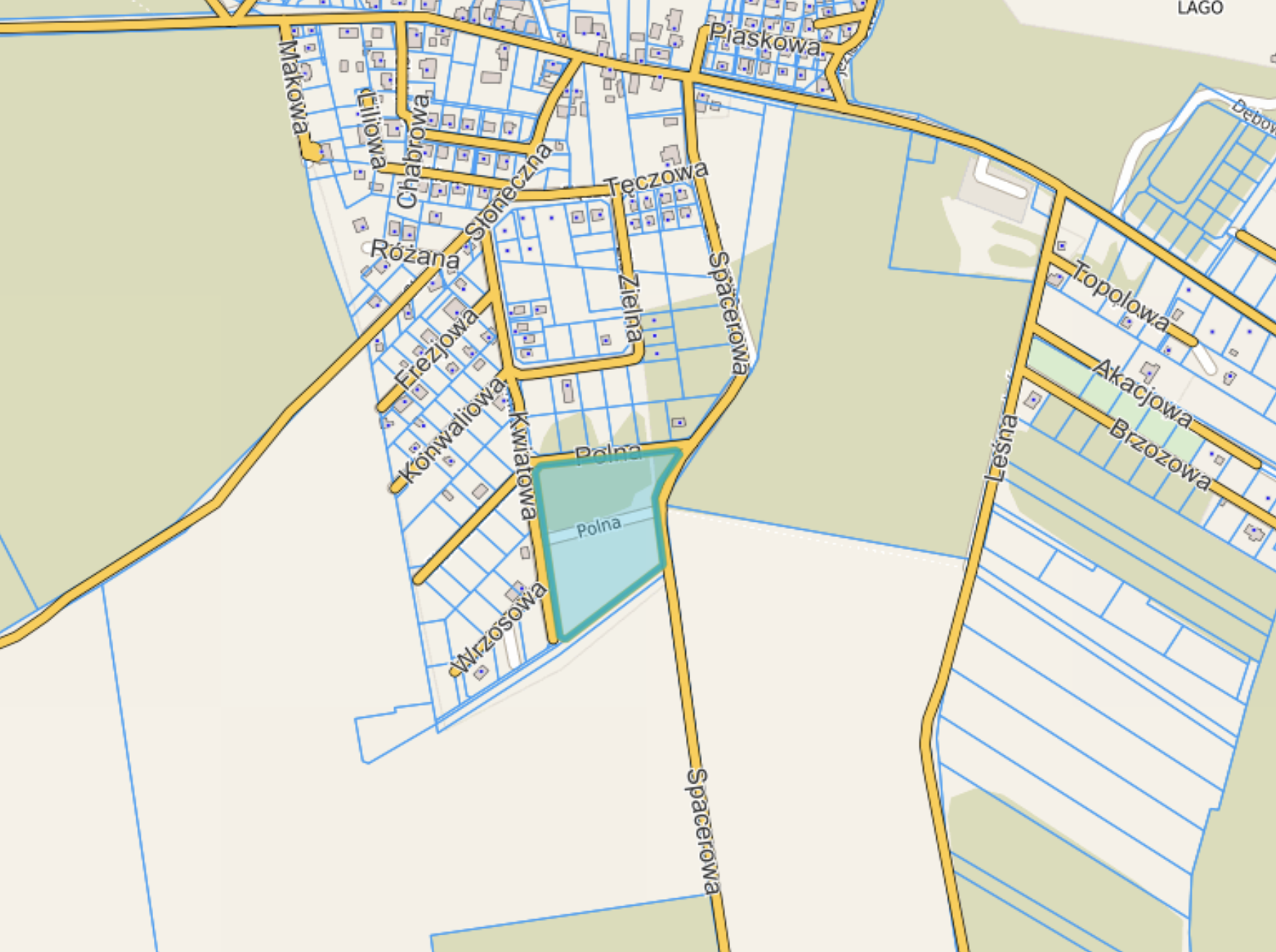 Mapa Niesulice 71-35