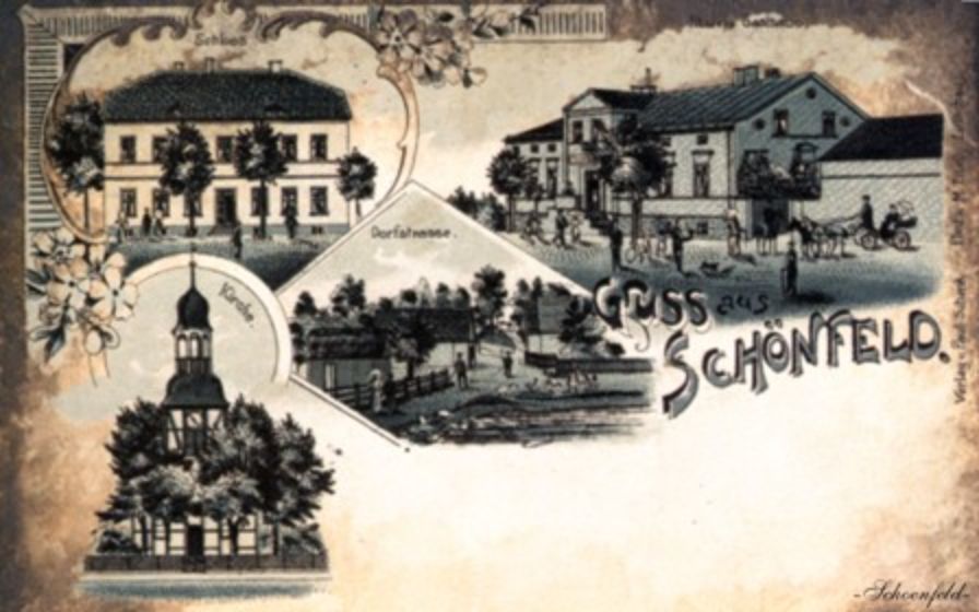 Rokitnica przed rokiem 1945 r. Karta pocztowa pochodzi ze zbiorów Mirosława Olczaka