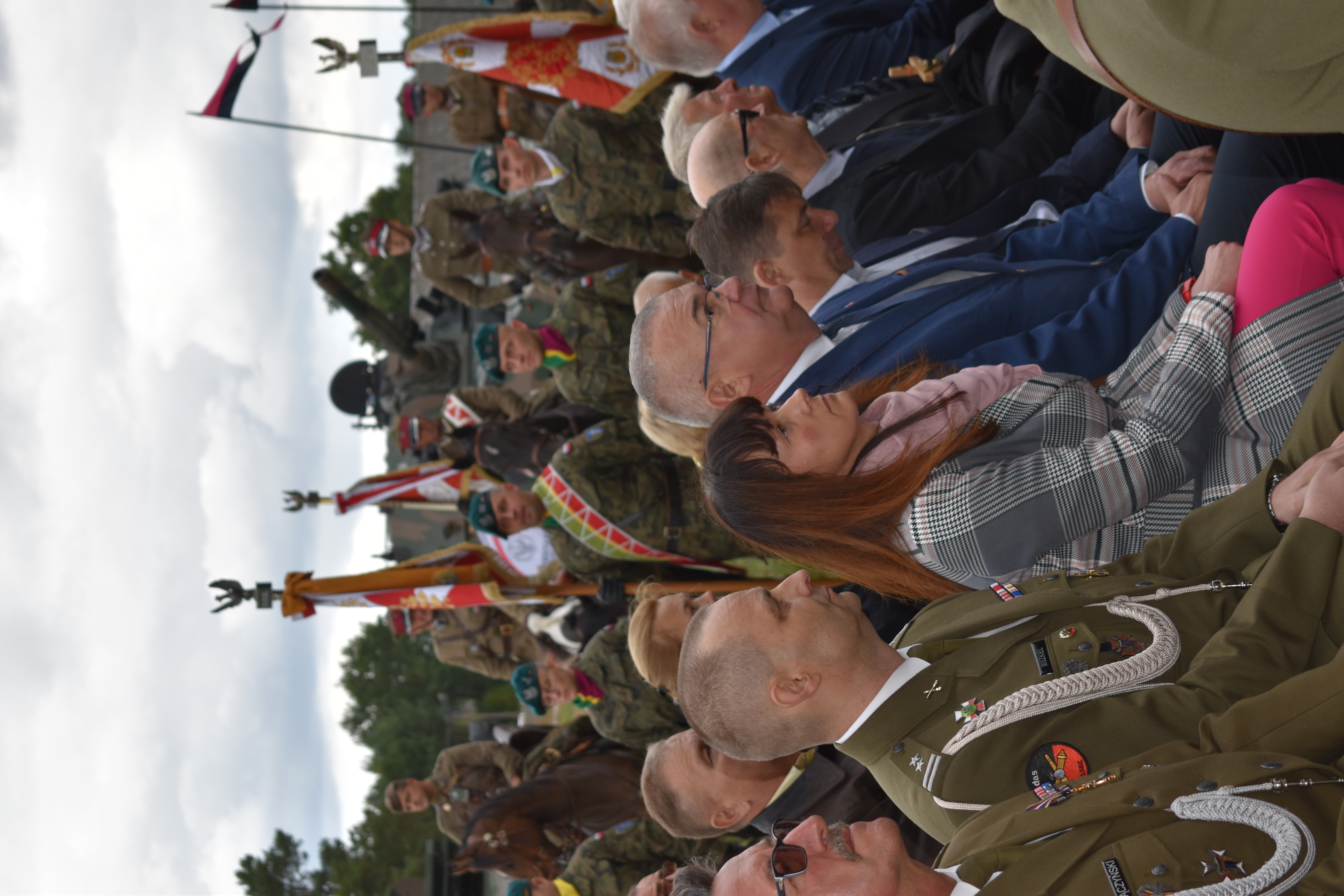 Delegacja Gminy Brańsk w trakcie uroczystej mszy świętej w intencji poległych żołnierzy 
