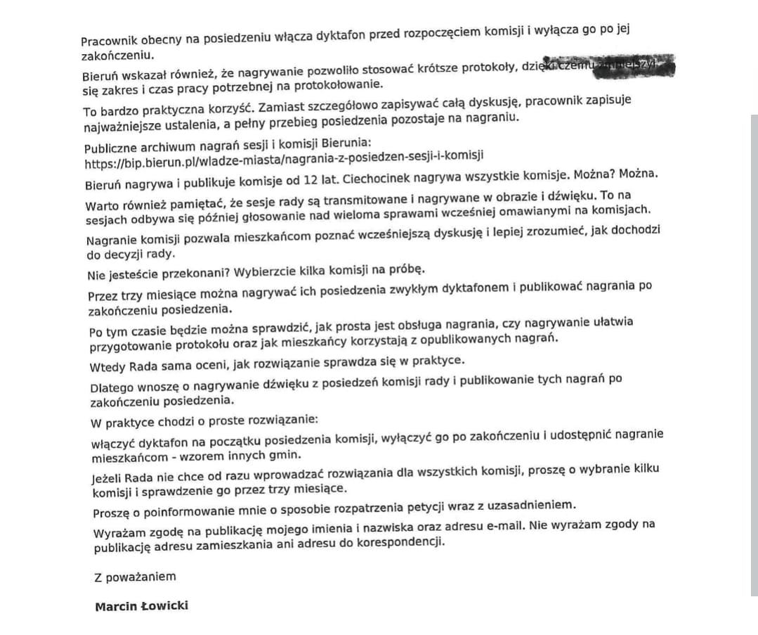 Petycja część druga