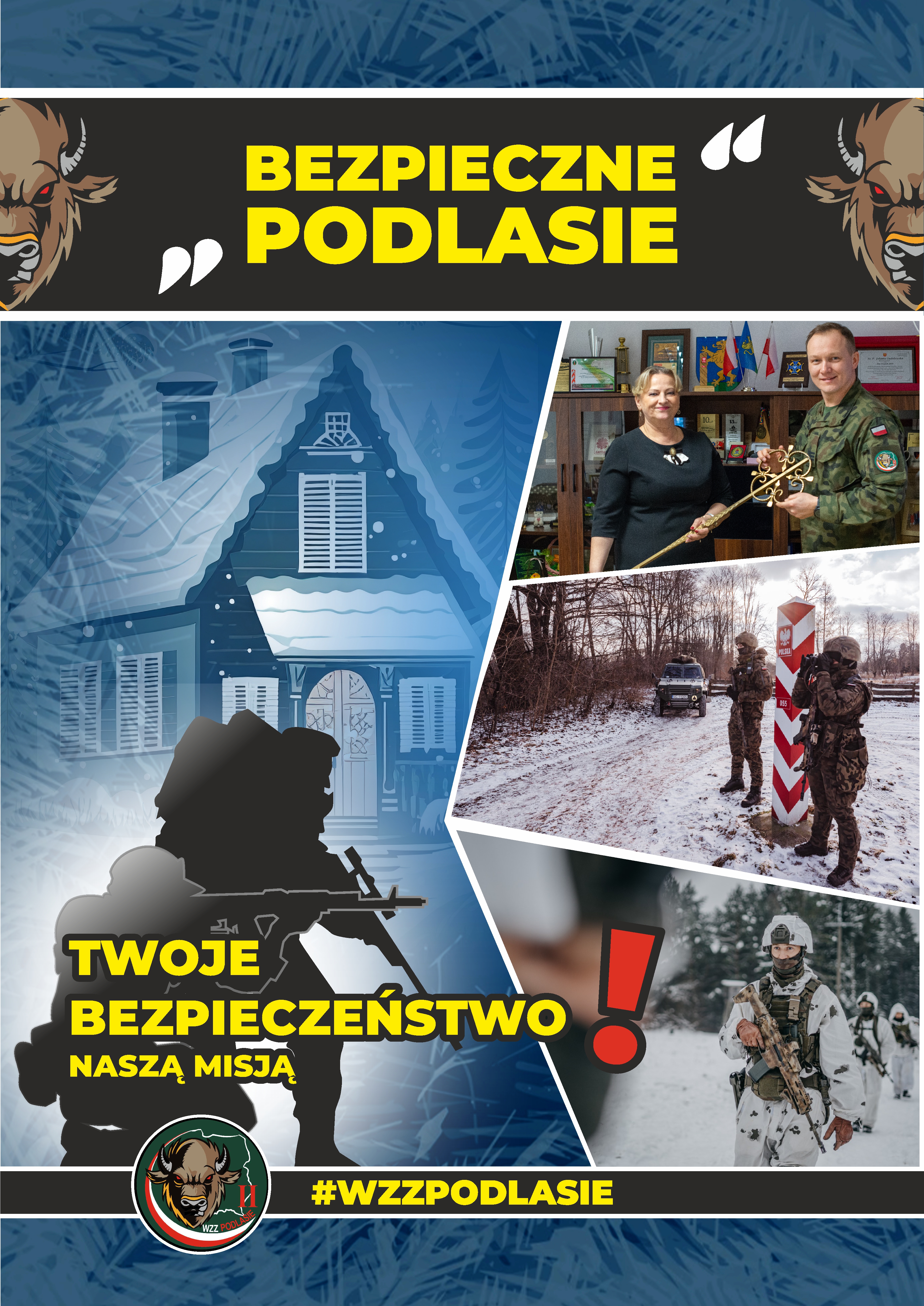 Plakat Bezpieczne Podlaskie
