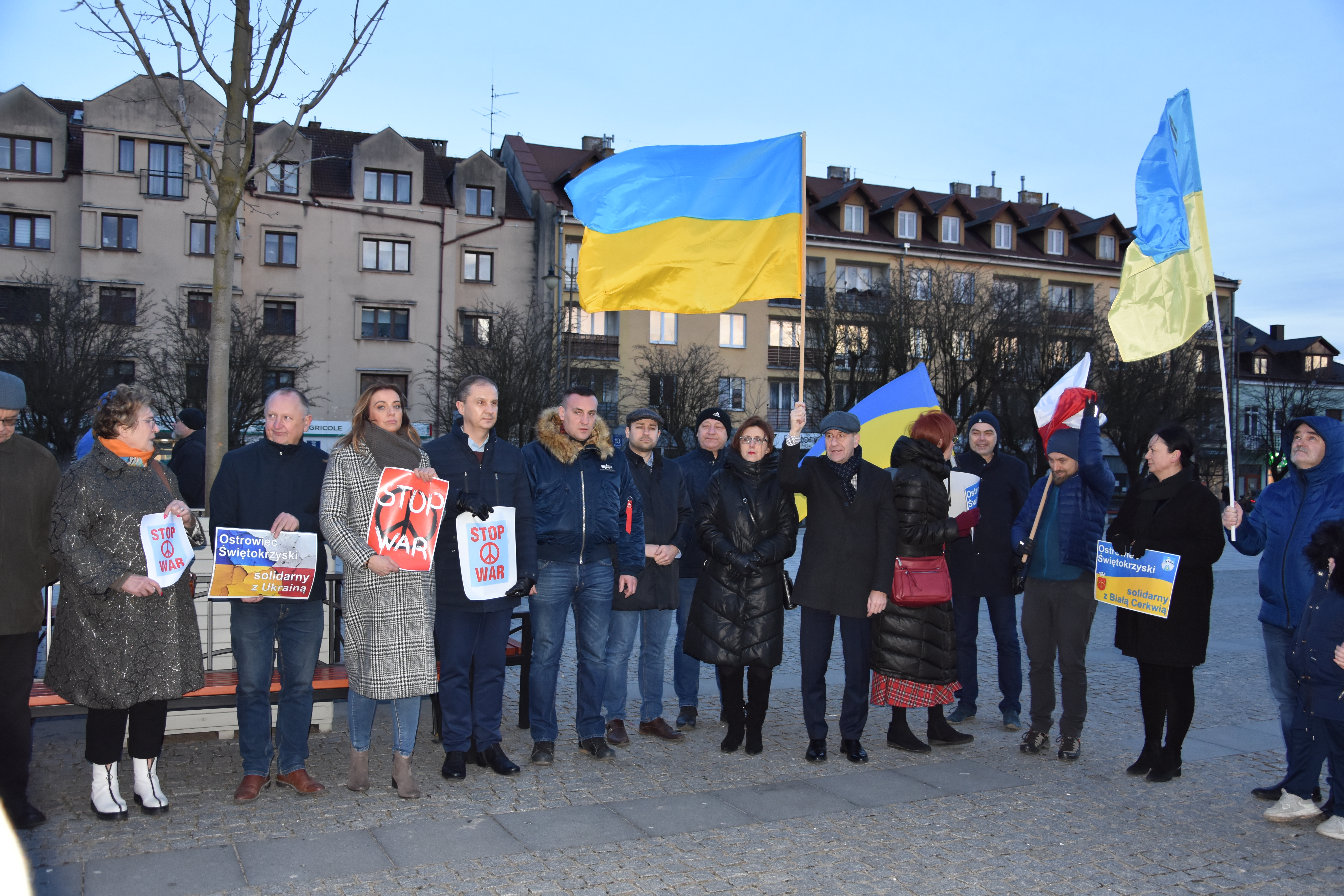 W geście solidarności z Ukrainą