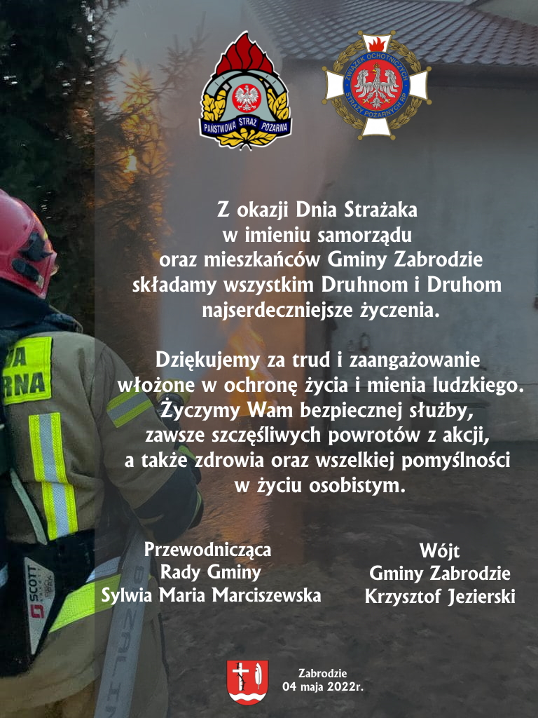 Dzień strażaka - życzenia