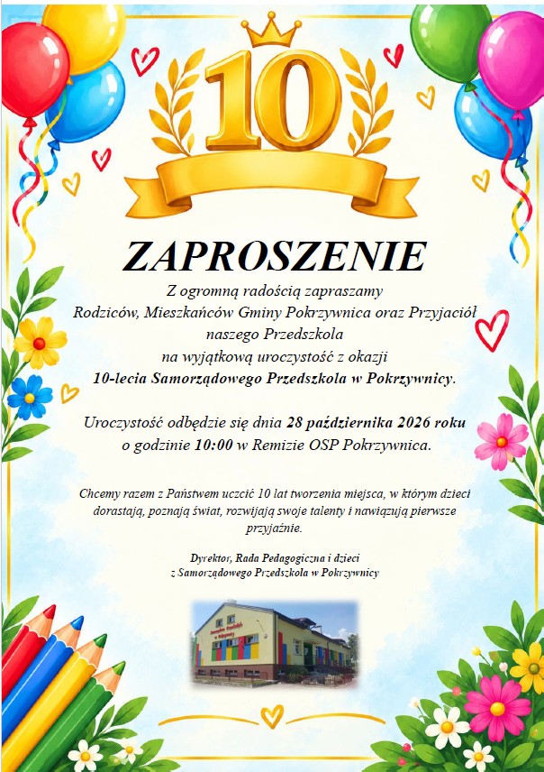 Zaproszenie na jubileusz