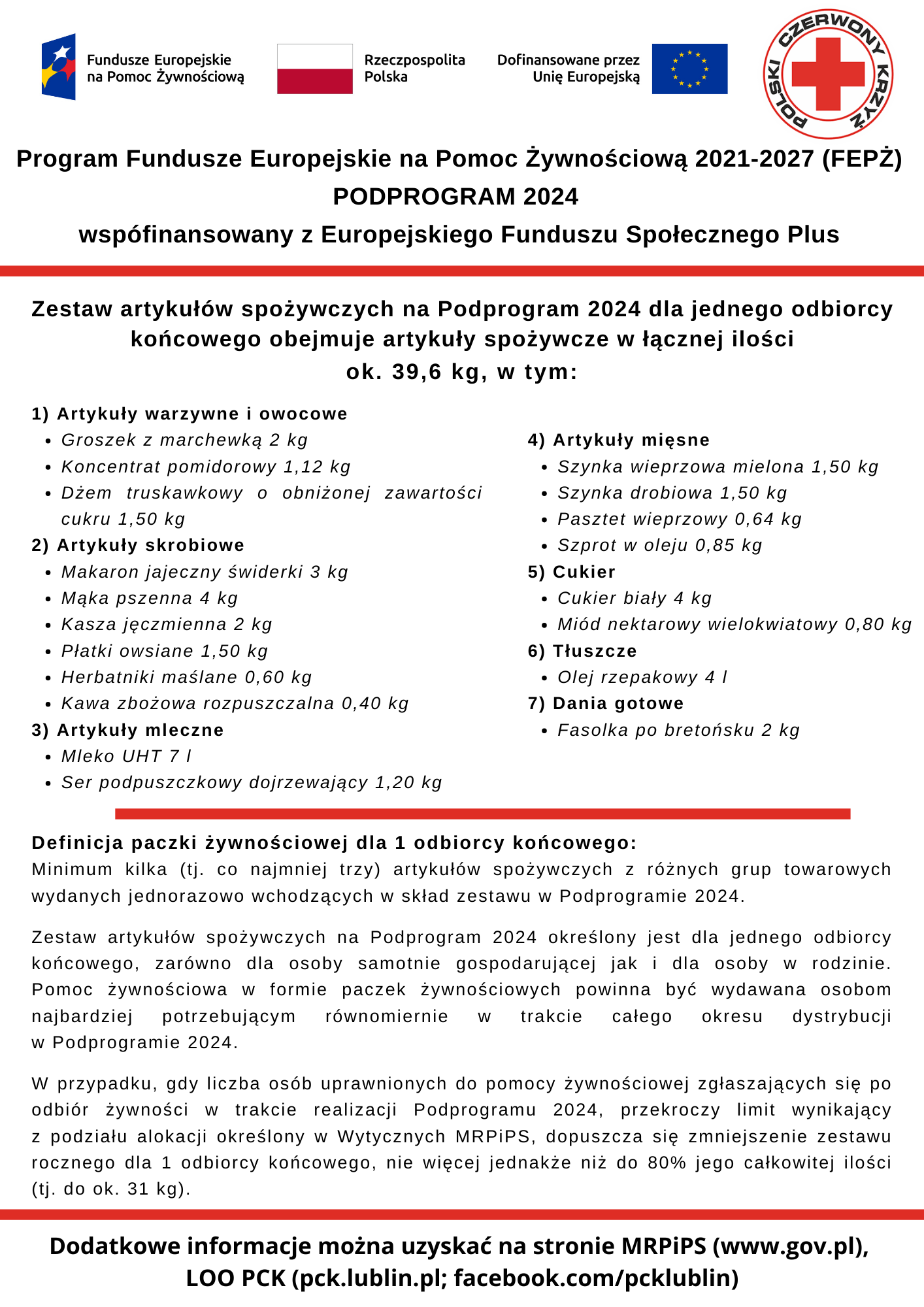 skład paczki