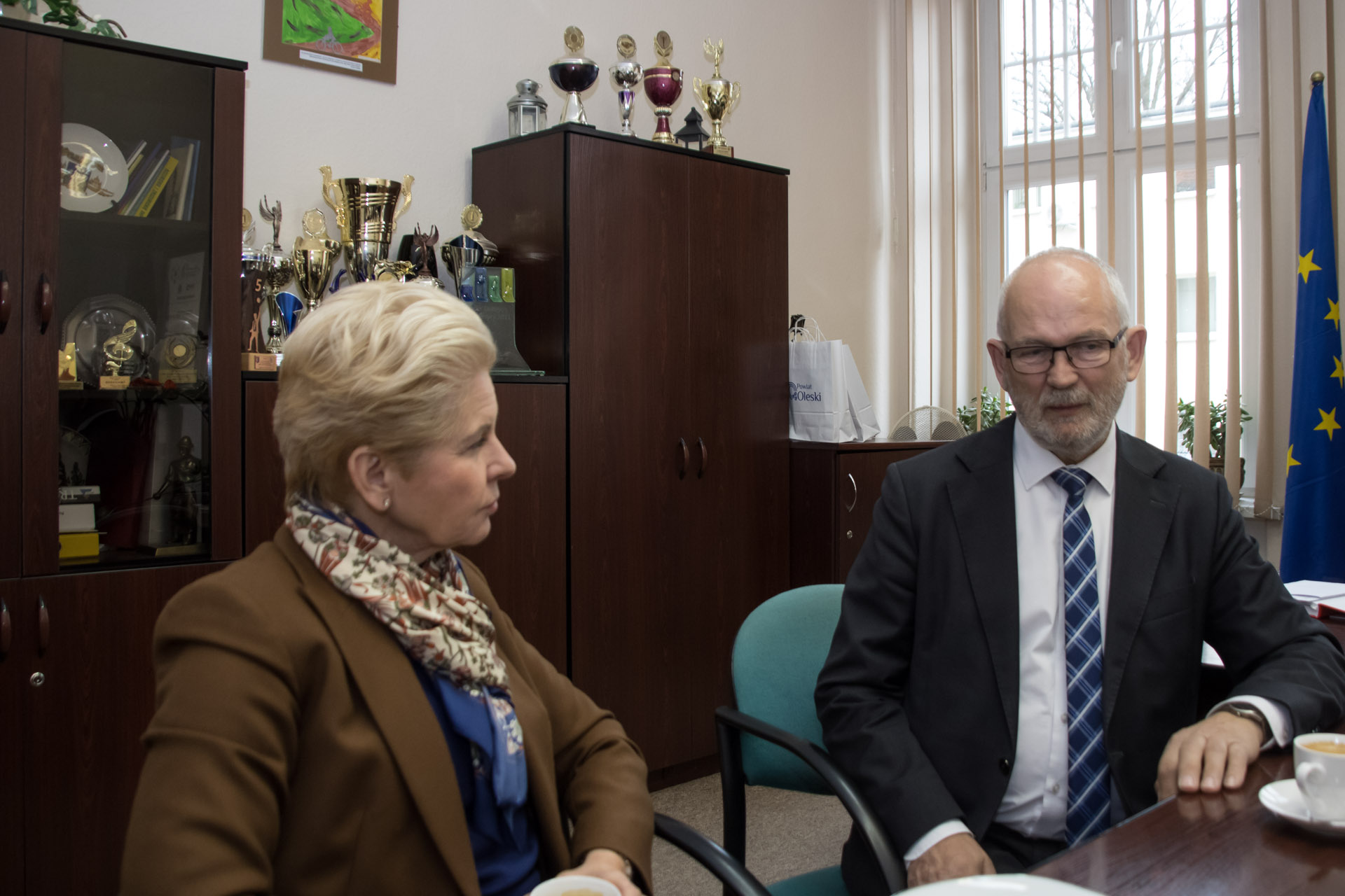 Spotkanie z parlamentarzystami – na zdjęciu senator Beata Małecka-Libera i Wicestarosta Stanisław Belka
