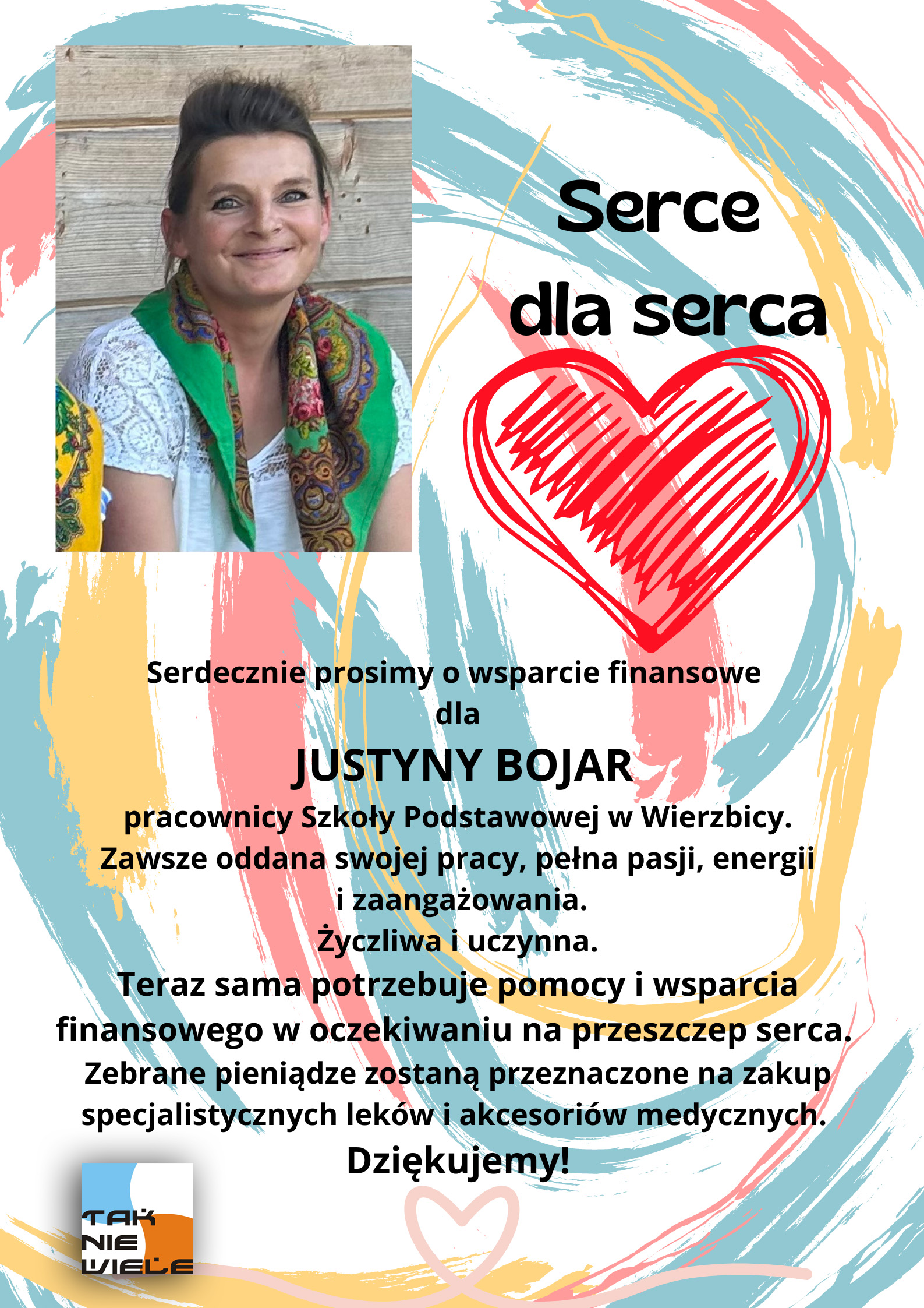 pomoc dla Justyny