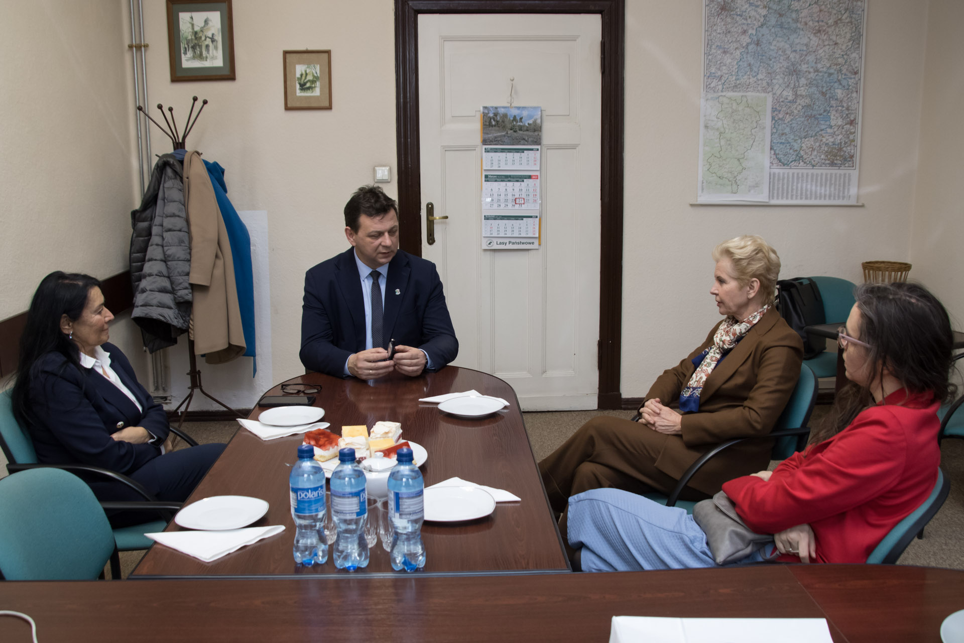 Spotkanie z parlamentarzystami - na zdjęciu senator Beata Małecka-Libera, senator Alicja Chybicka, posłanka Klaudia Jachira i Starosta Oleski Roland Fabianek