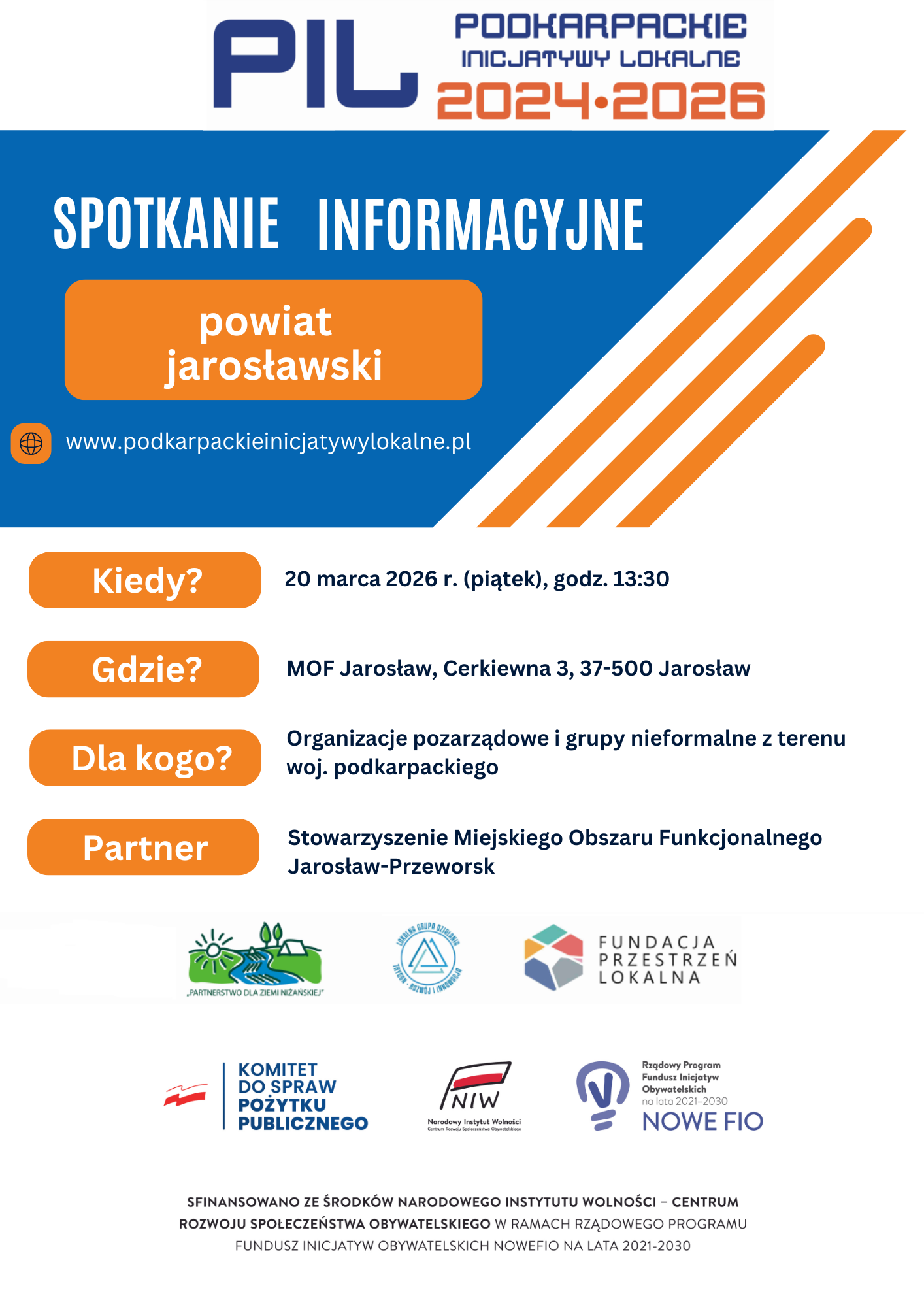 Podkarpackie Inicjatywy Lokalne – edycja 2026
