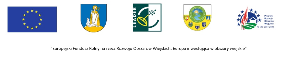Logo UE, logo Gminy Raba Wyżna, logo LEADER, logo LGD, logo Programu Rozwoju Obszarów Wiejskich