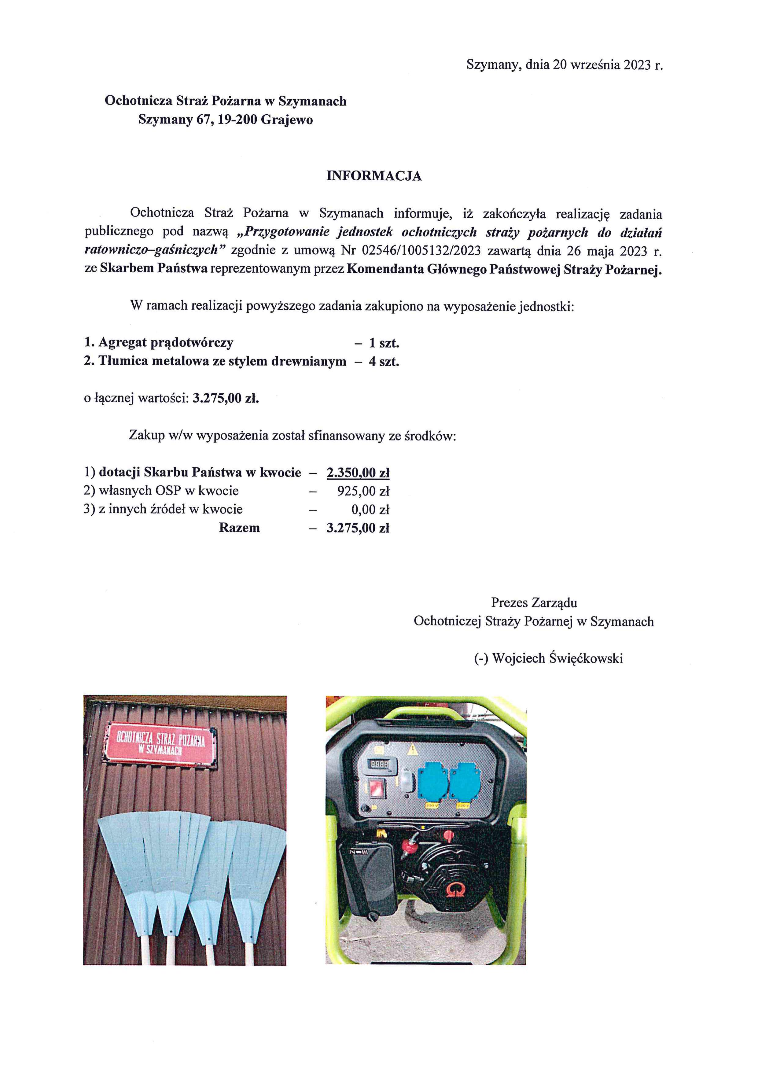 OSP Szymany