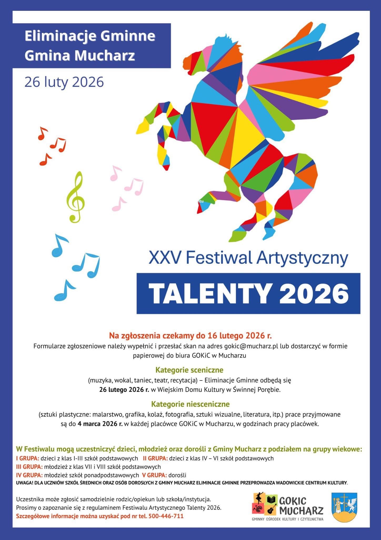 Plakat Talenty 2026
