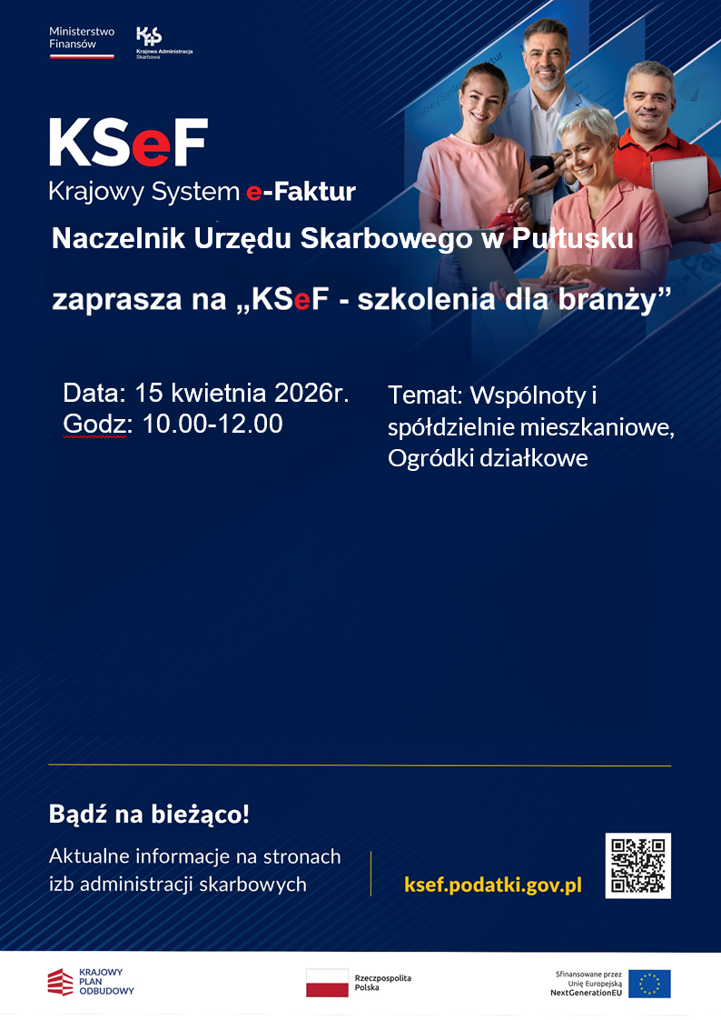 KSeF dla branży - Temat: Wspólnoty i spółdzielnie mieszkaniowe, Ogródki działkowe