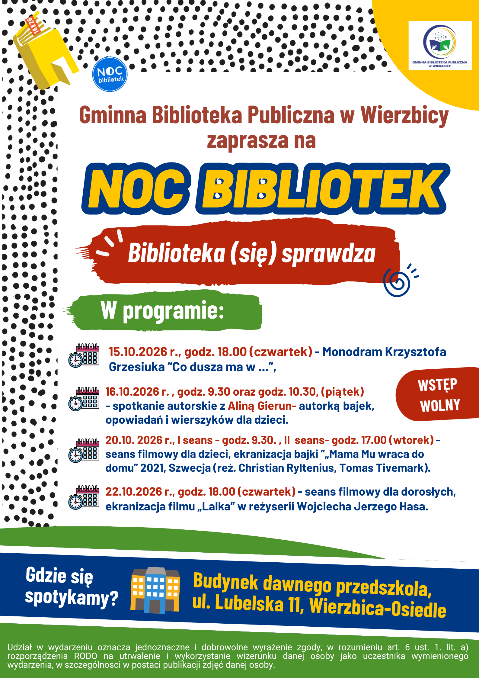 noc bibliotek