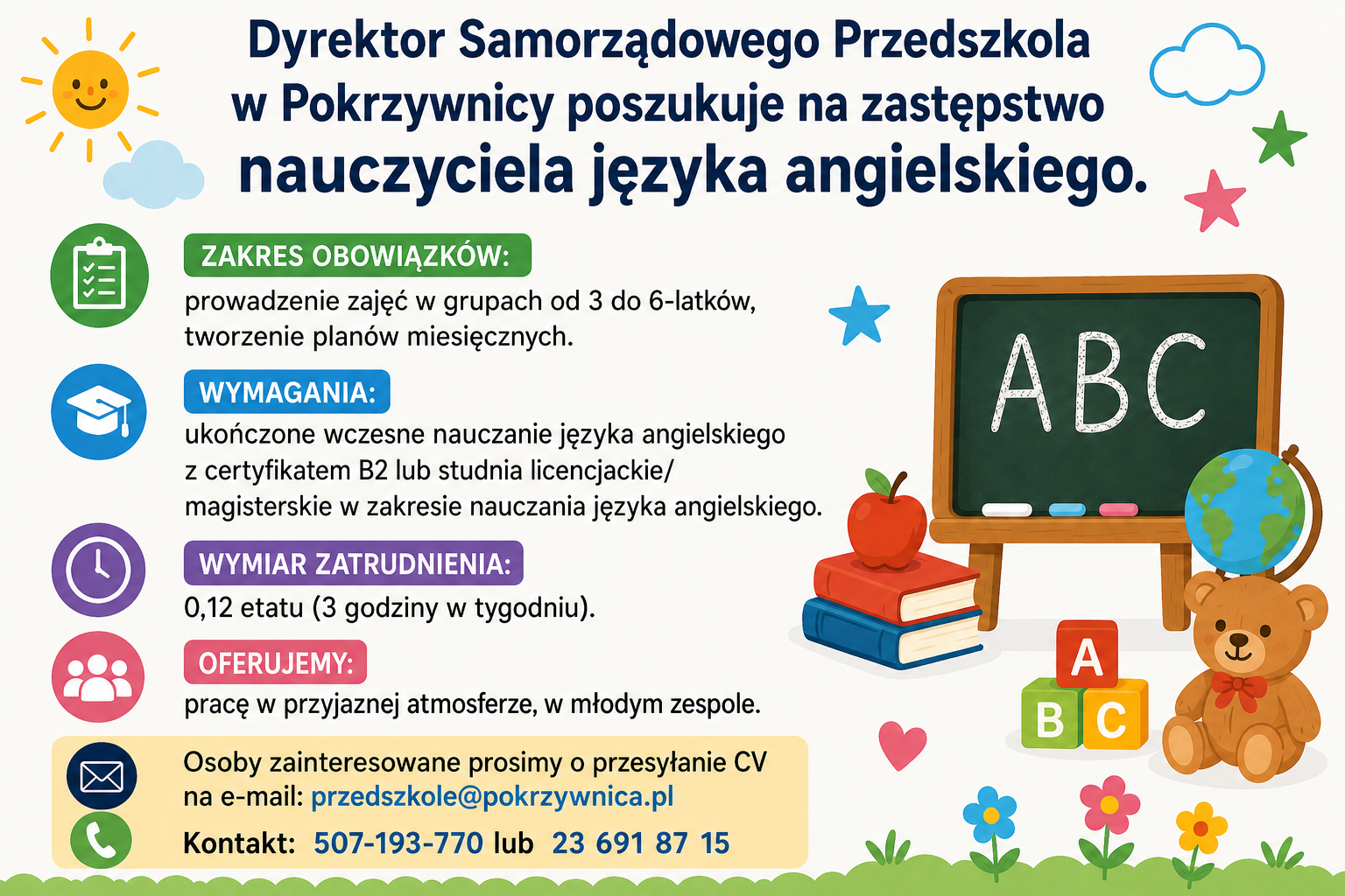 Ogłoszenie o pracę
