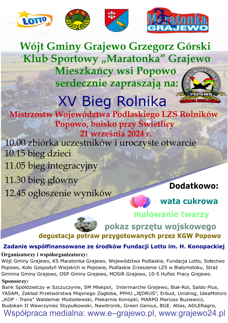 plakat bieg rolnika