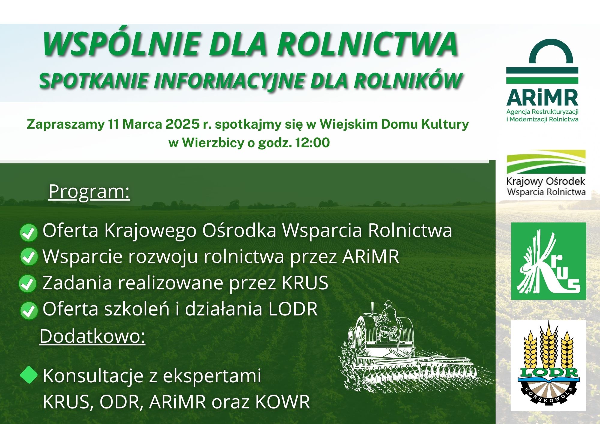 spotkanie dla rolników